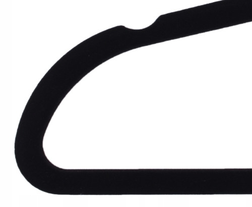 Wieszak welurowy Maxi komplet 50 sztuk czarny - obrazek 6