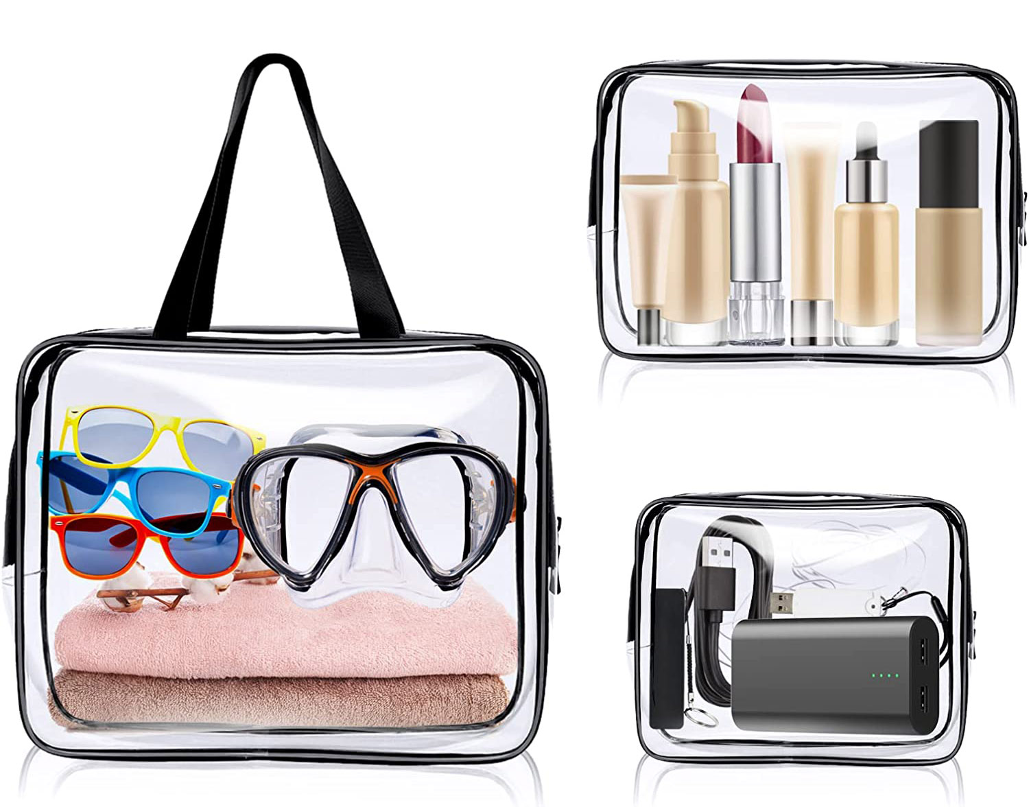 Kosmetyczki podróżne Penne zestaw 3 sztuk - obrazek 9