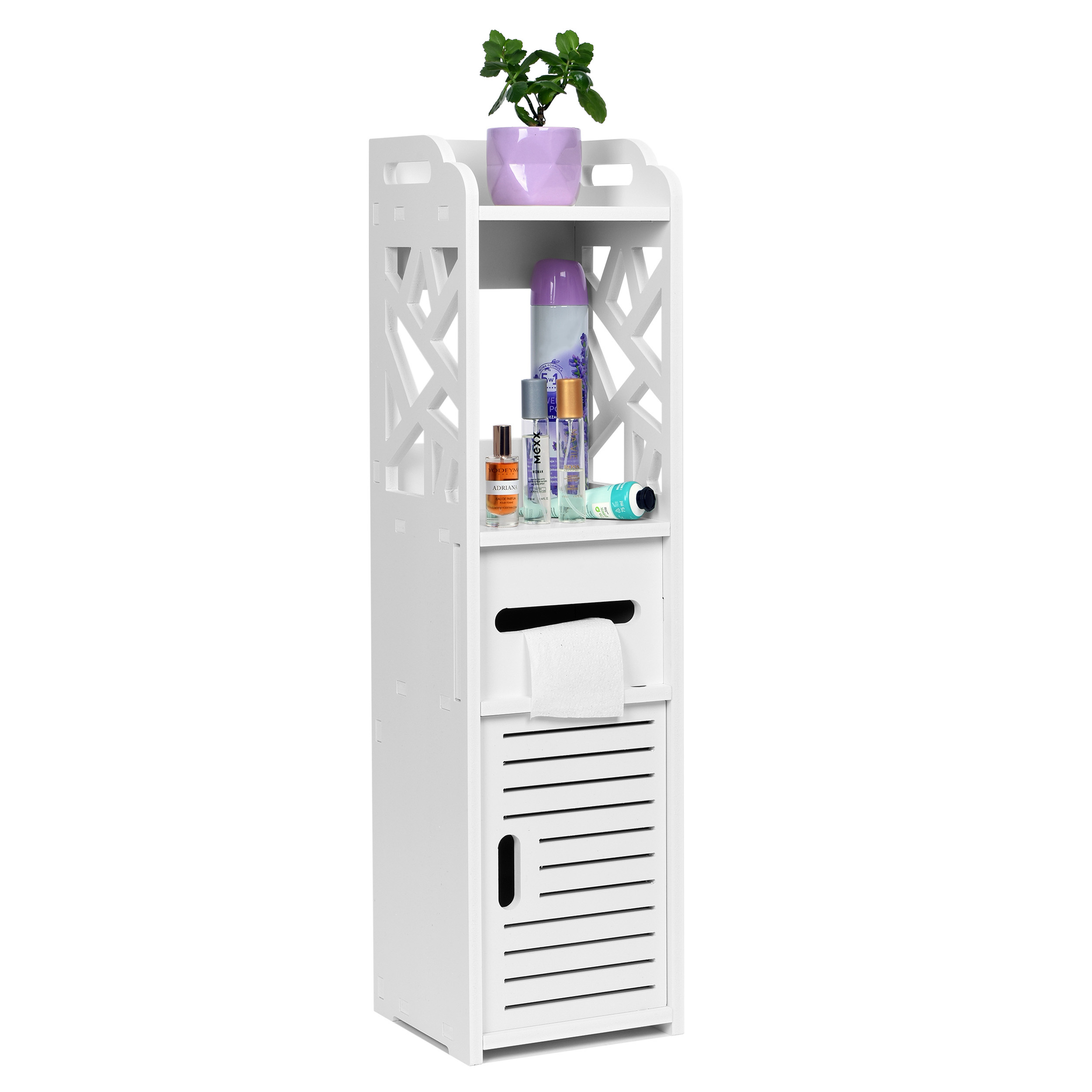 Szafka stojąca do łazienki MALTA biała - obrazek 3