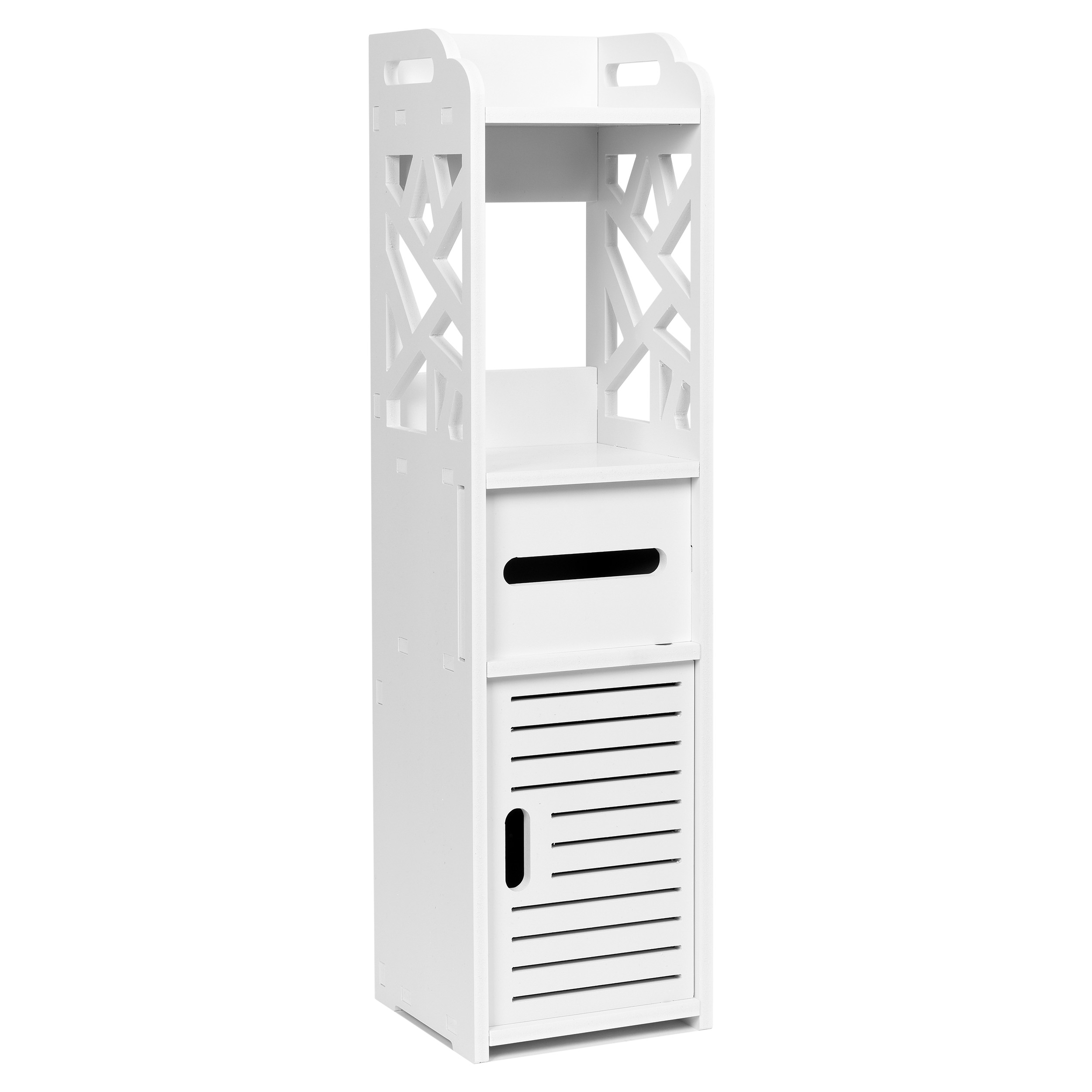 Szafka stojąca do łazienki MALTA biała - obrazek 4