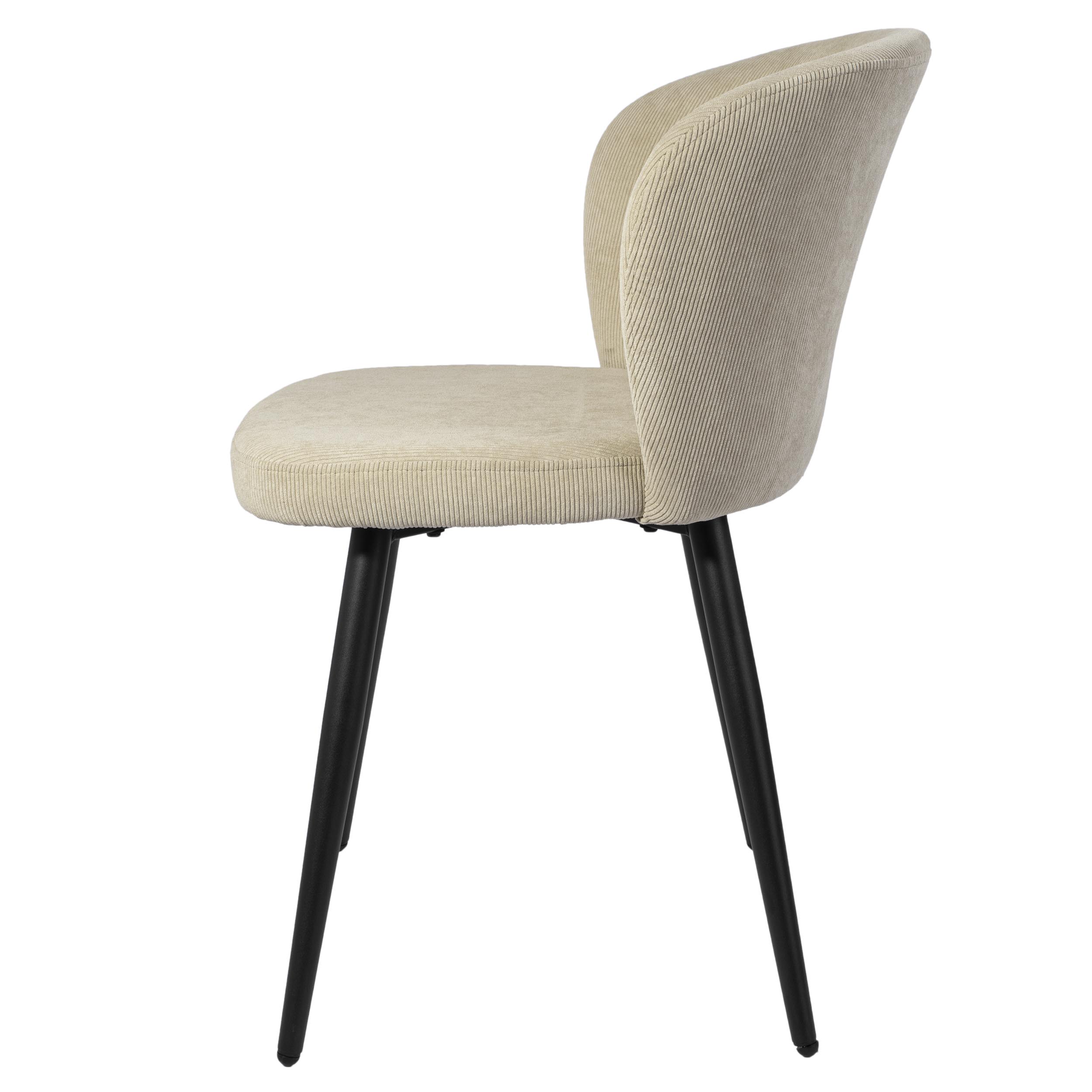 Krzesło KROSBY Sztruks Beżowe - obrazek 7