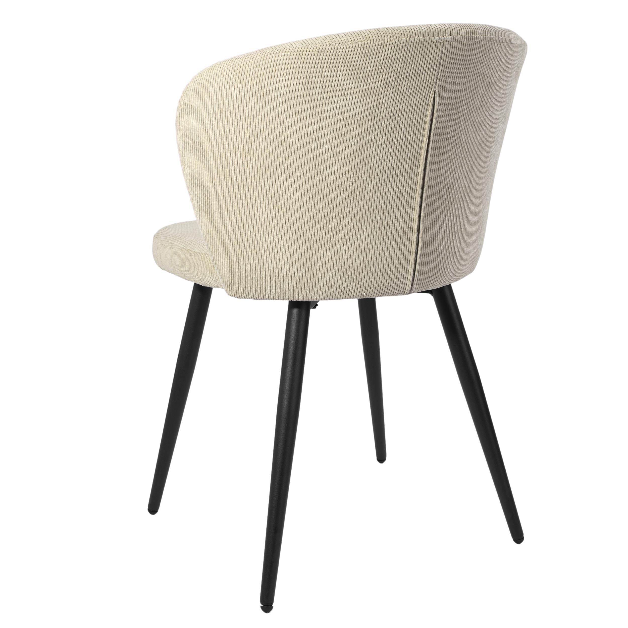 Krzesło KROSBY Sztruks Beżowe - obrazek 8