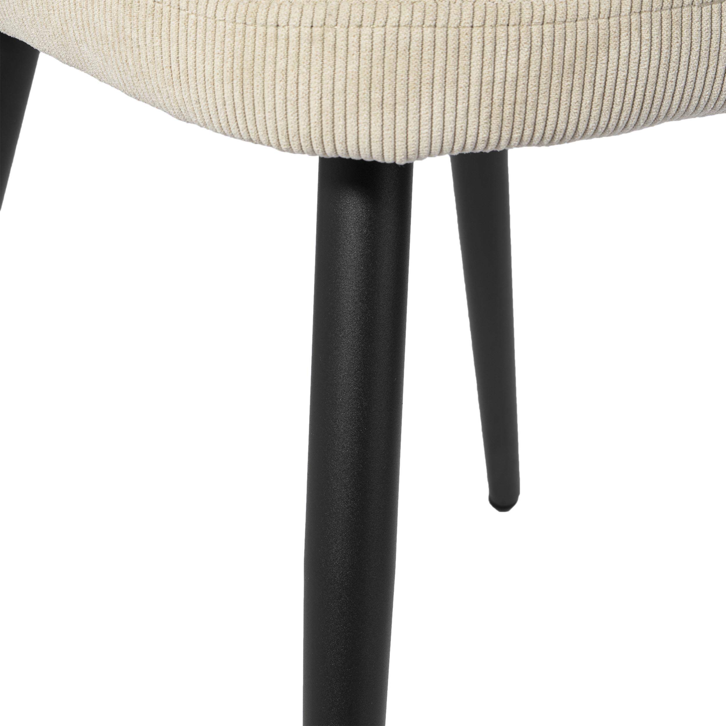 Krzesło KROSBY Sztruks Beżowe - obrazek 9