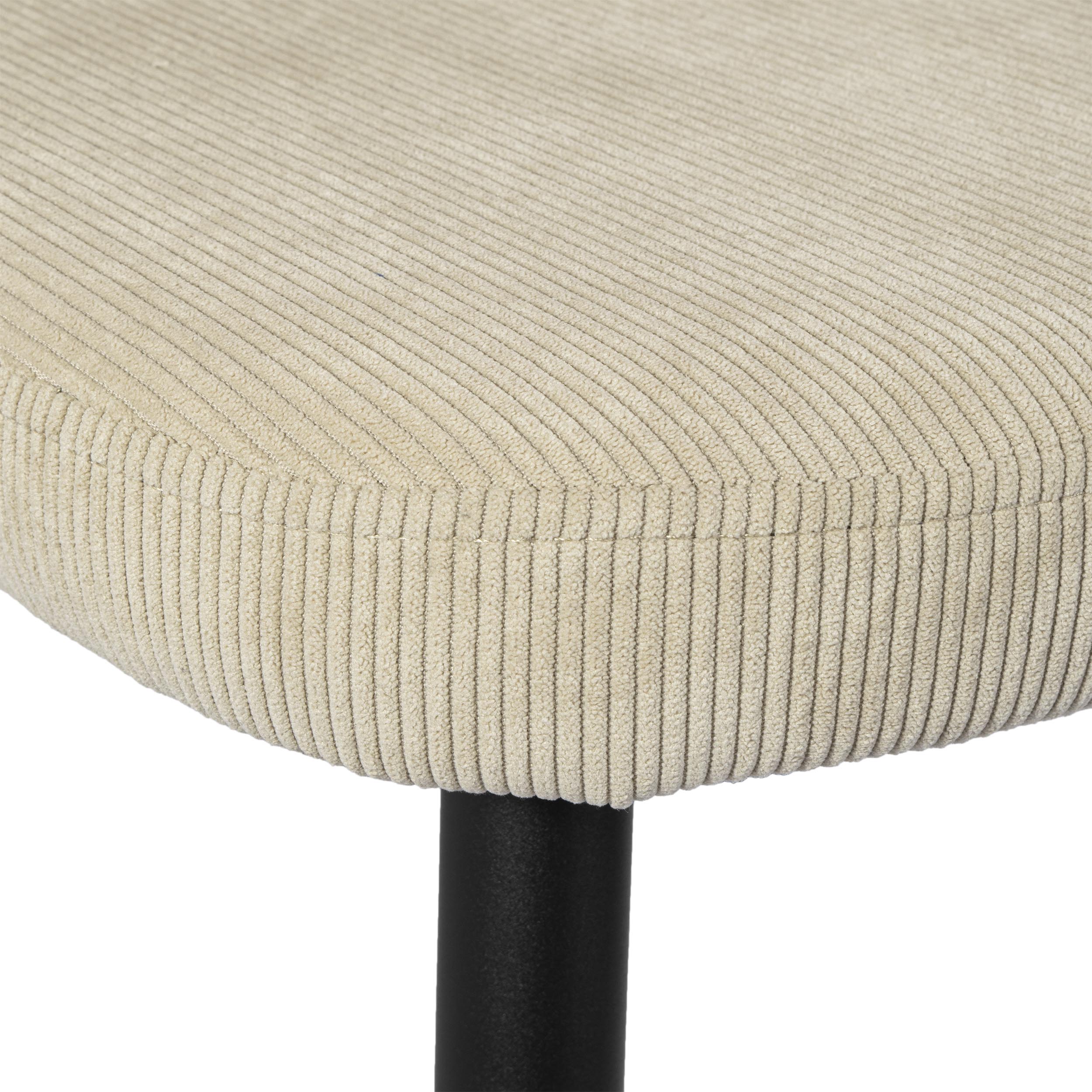 Krzesło KROSBY Sztruks Beżowe - obrazek 10