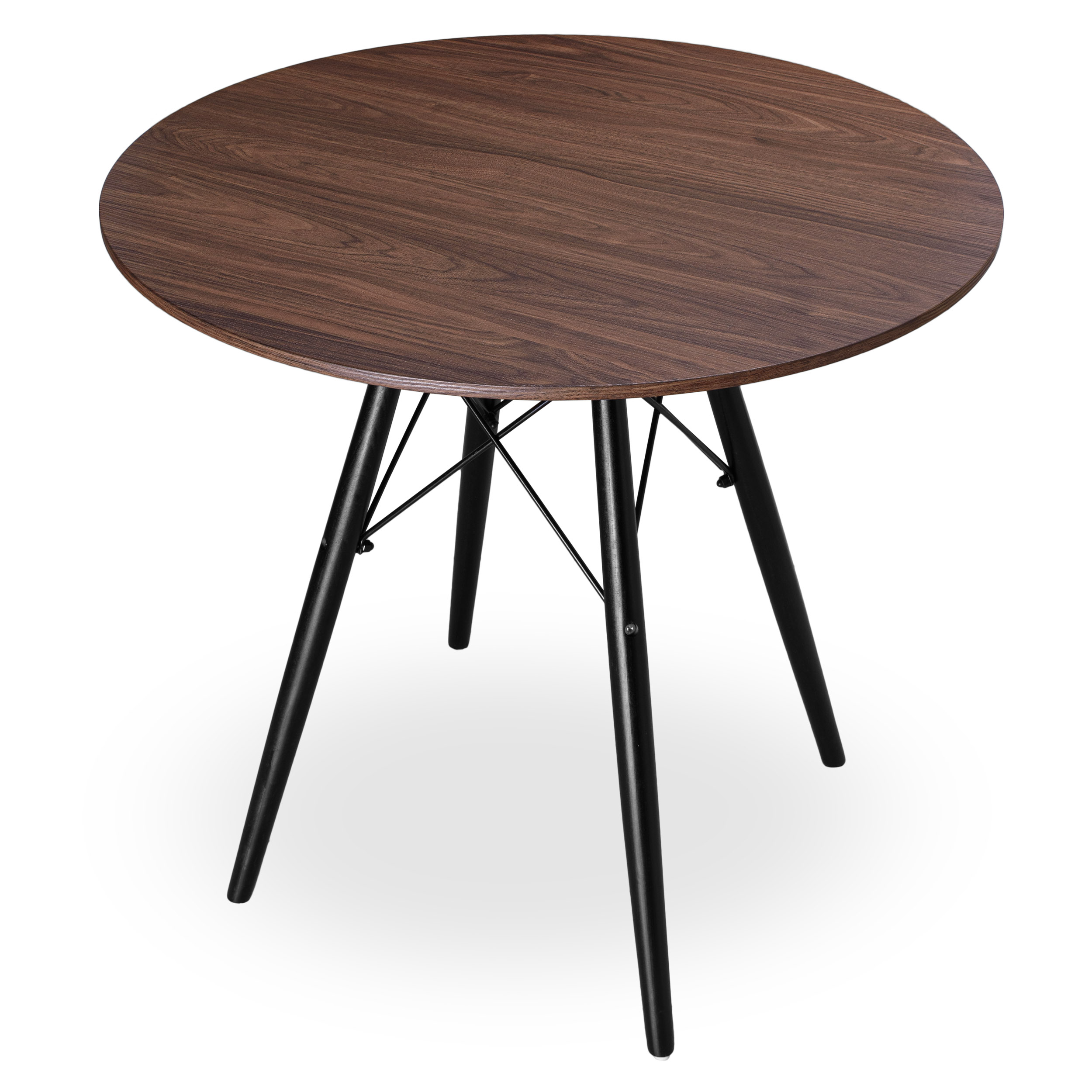 Stolik okrągły PARIS BLACK DTW 80 cm jesion - obrazek 5