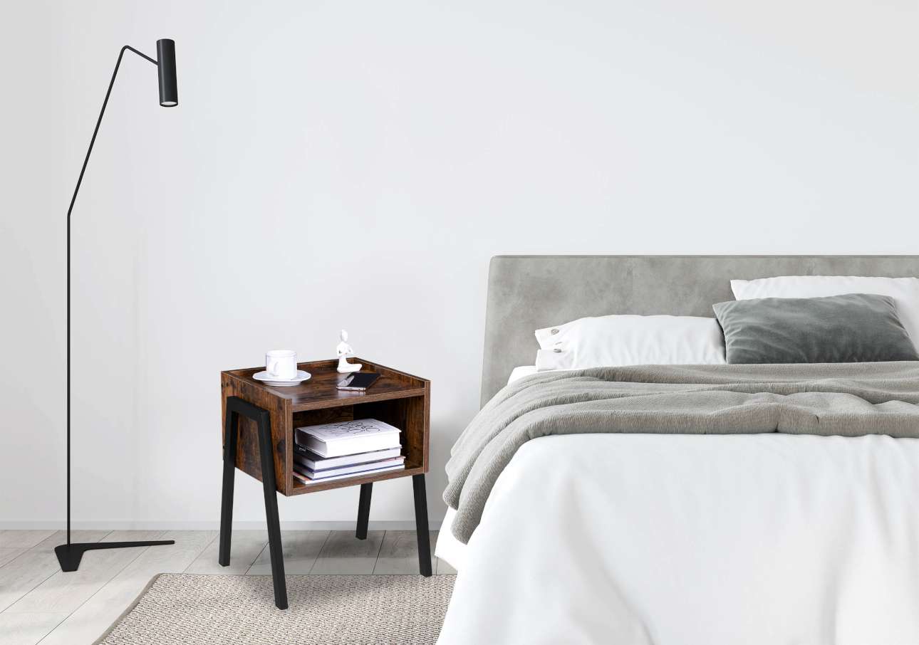 Szafka industrialna loft Skive Rustic postarzany dąb - obrazek 2