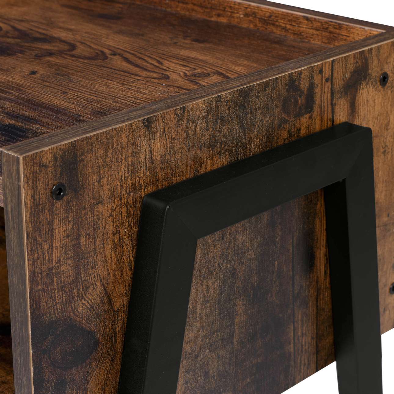 Szafka industrialna loft Skive Rustic postarzany dąb - obrazek 8