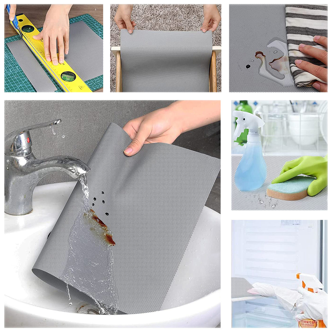 Mata antypoślizgowa do szuflad LARGO 48X300 szara - obrazek 9