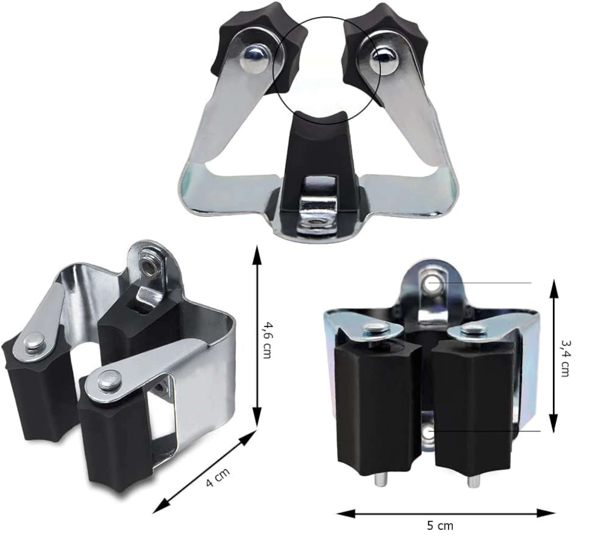 Zestaw 10 wieszaków uchwytów na narzędzia miotły APOLLO - obrazek 2