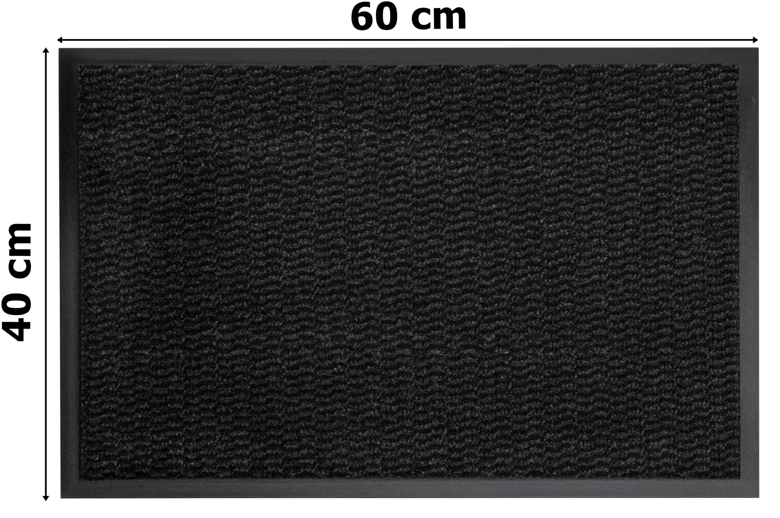Wycieraczka do butów wejściowa pod drzwi 40x60 cm NEILA szara - obrazek 6