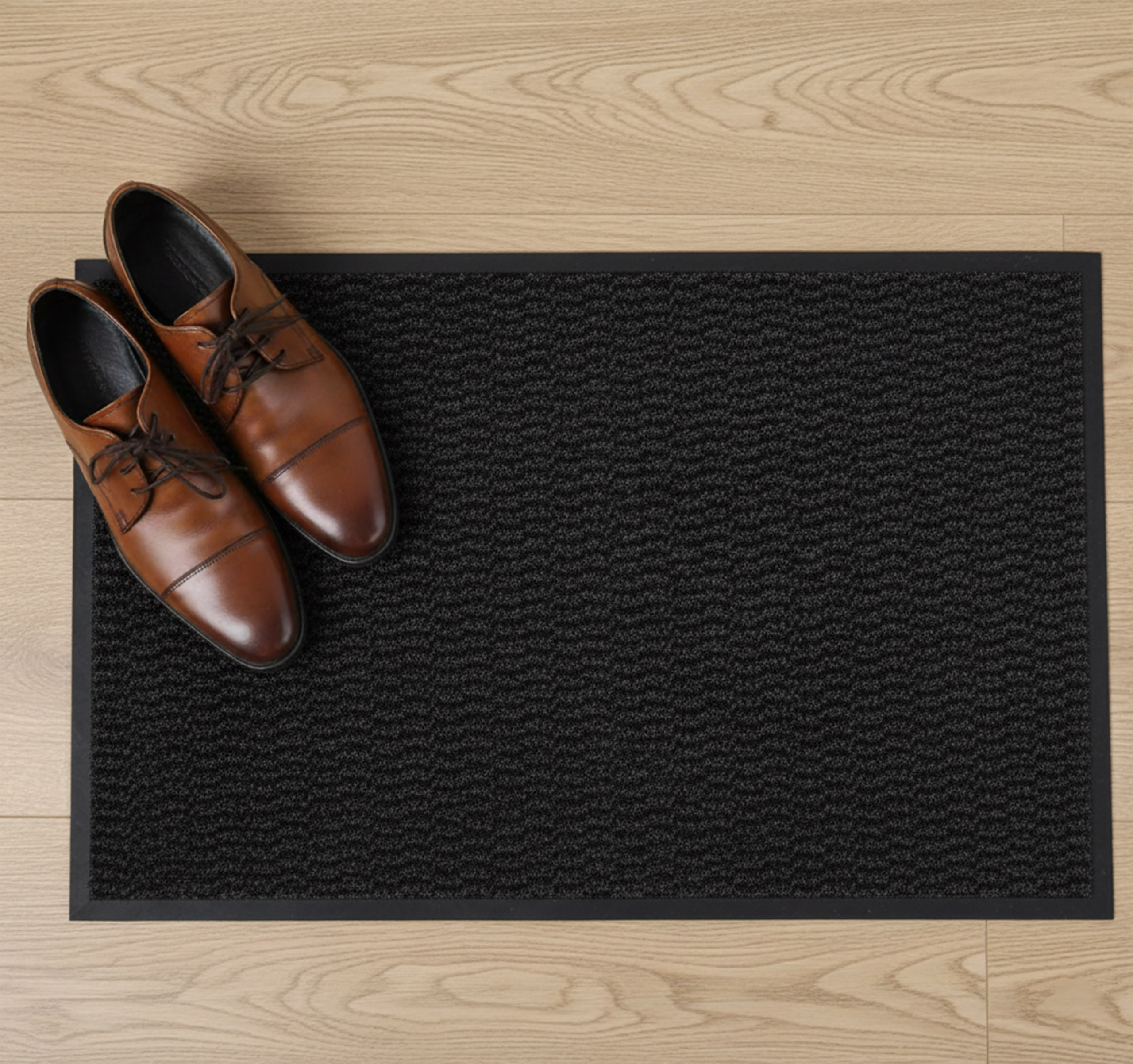 Wycieraczka do butów wejściowa pod drzwi 40x60 cm NEILA szara - obrazek 4