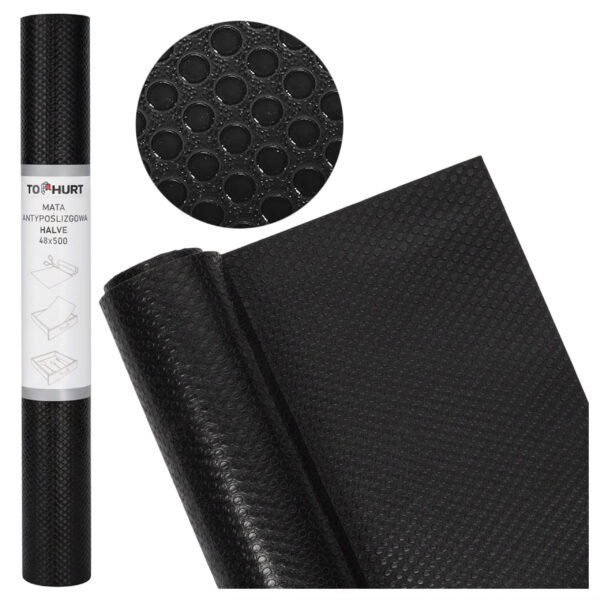 Mata antypoślizgowa do szuflad HALVE 48 x 500 czarna