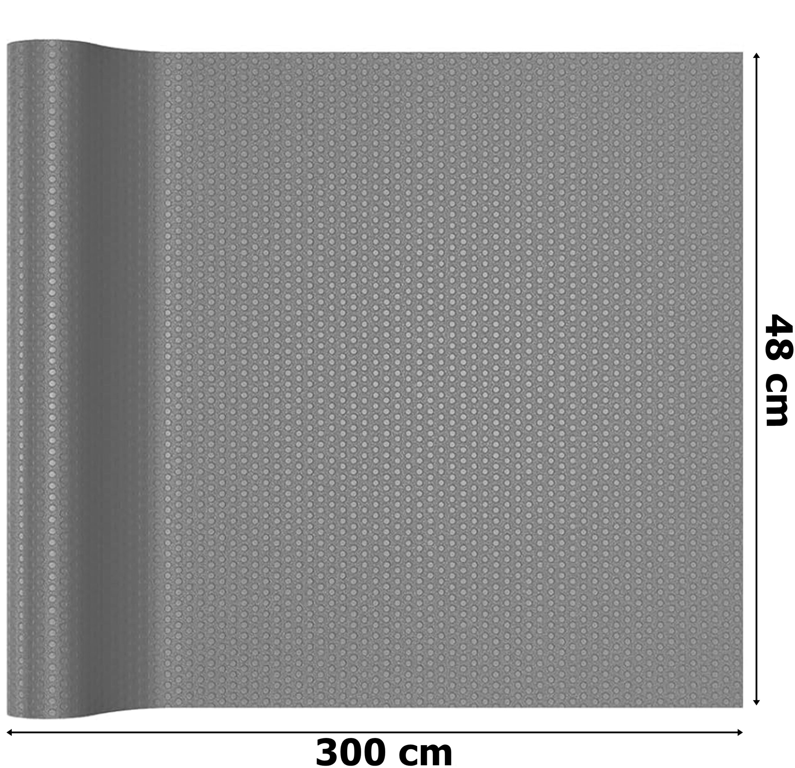 Mata antypoślizgowa do szuflad BARGO 48 x 300 cm szara - obrazek 7