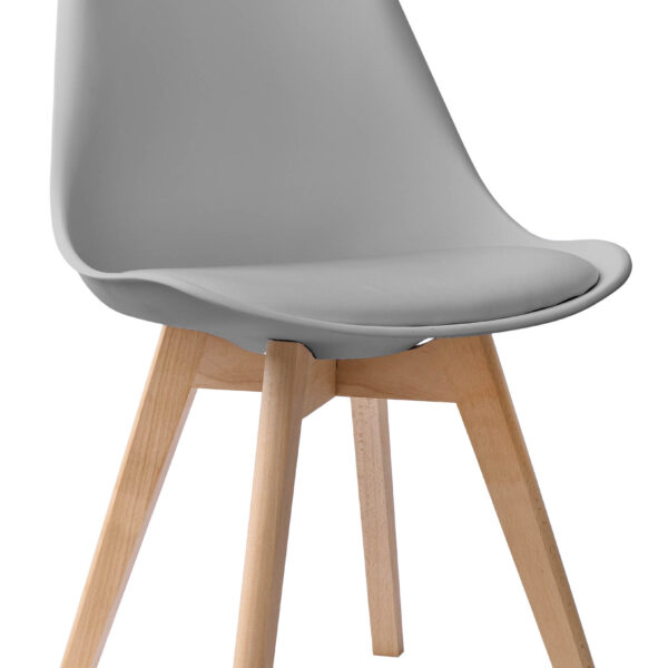 Krzesło nowoczesne Nantes DSW szare