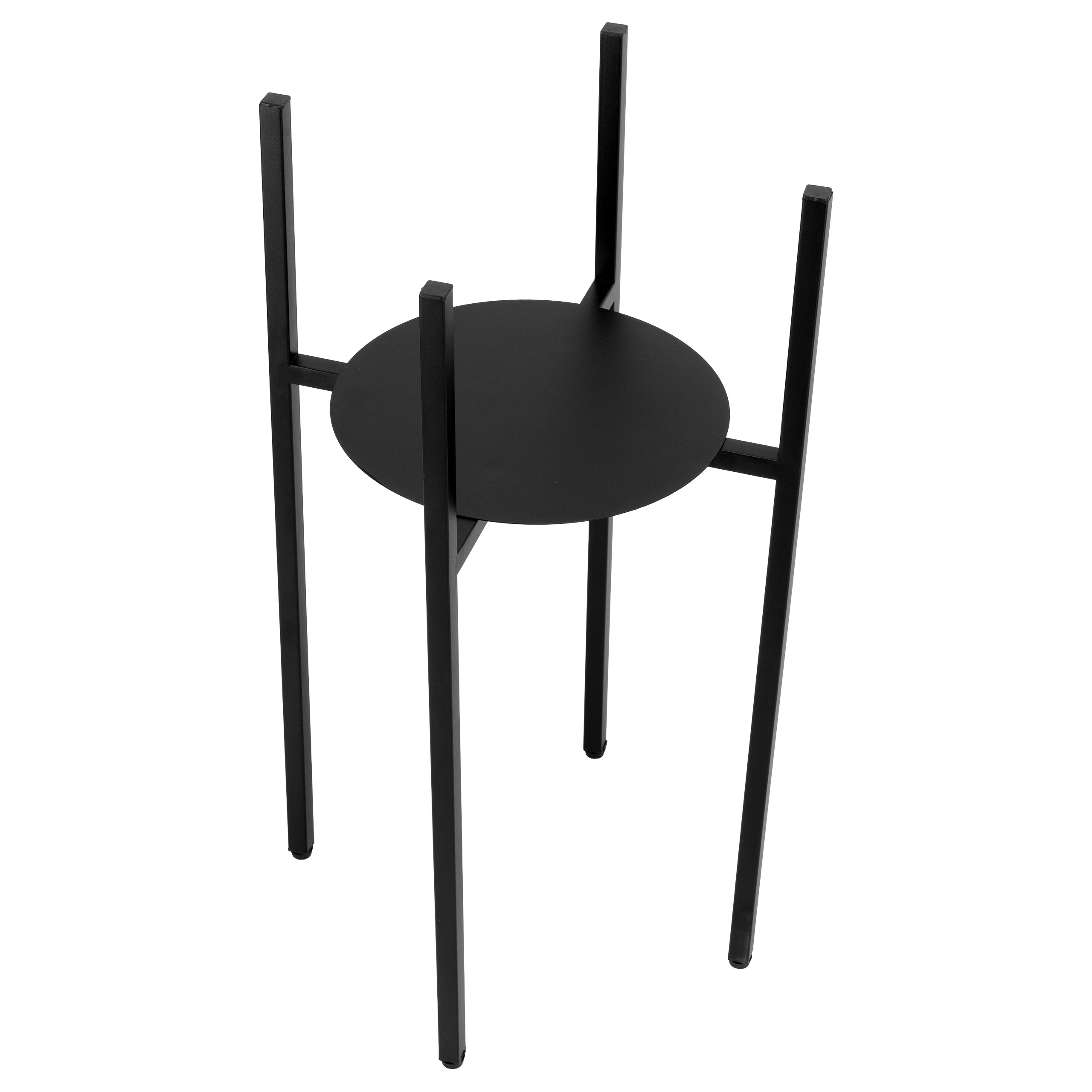 Kwietnik stojący loftowy Torre 60 cm czarny - obrazek 6