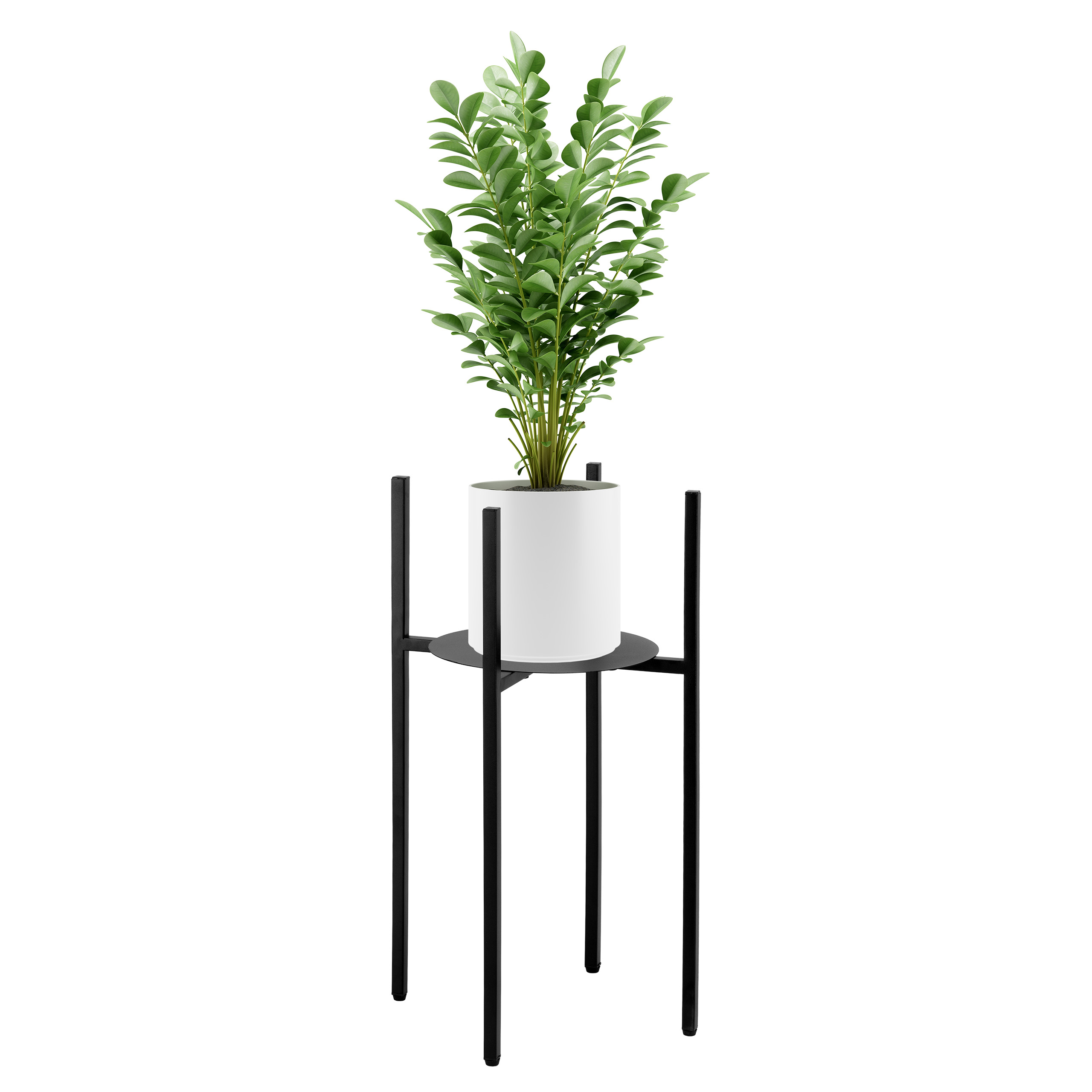 Kwietnik stojący loftowy Torre 60 cm czarny - obrazek 4