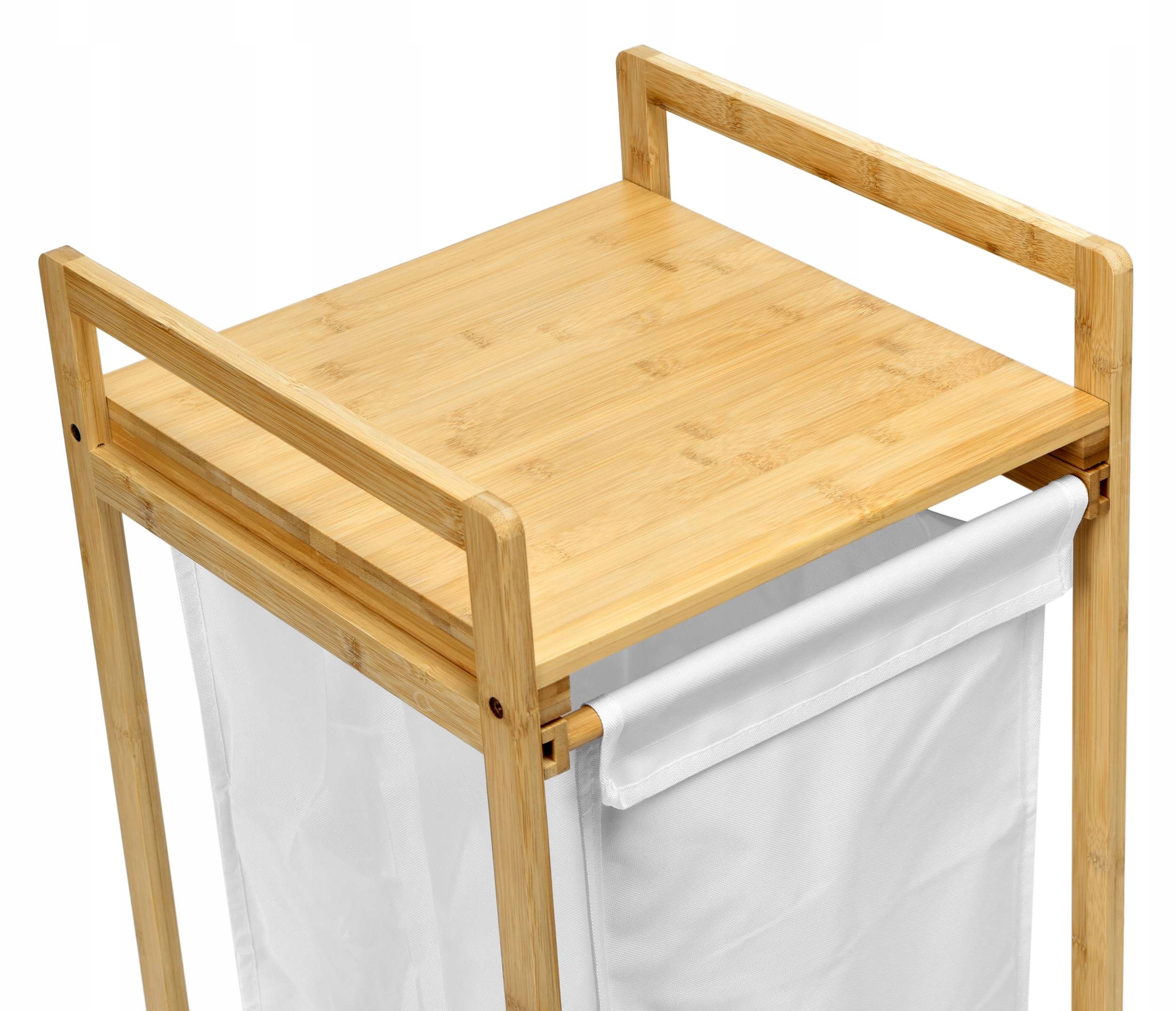 kosz na pranie lub zabawki bambusowy HANOI 1 przegroda - obrazek 4