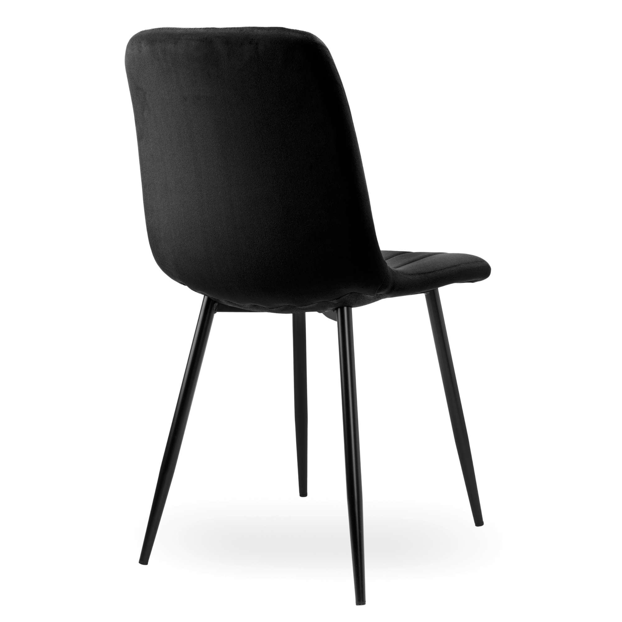 Krzesło FRESNO VELVET tapicerowane czarny aksamit - obrazek 7