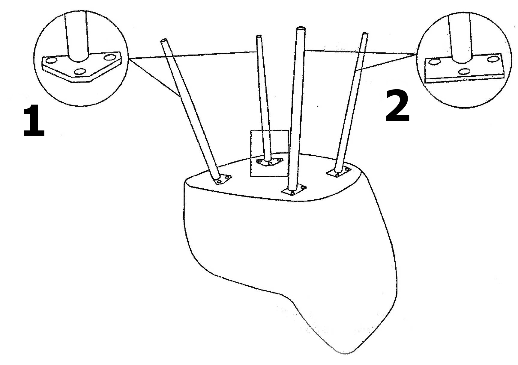 Krzesło welurowe SEVILLA VELVET grafitowe - obrazek 3