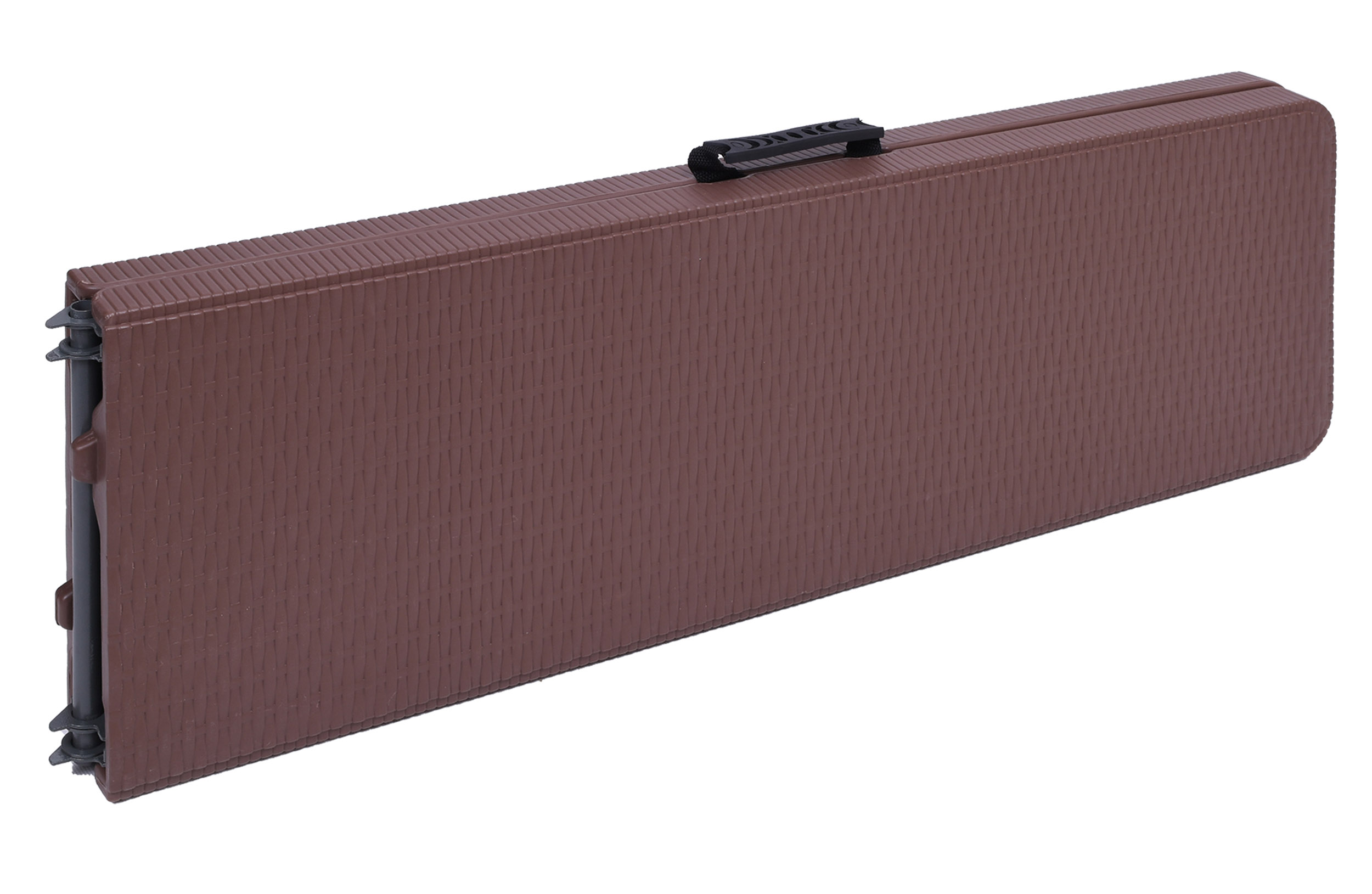 Zestaw cateringowy Rattan brąz stół 180 cm+ 2 ławki - obrazek 8