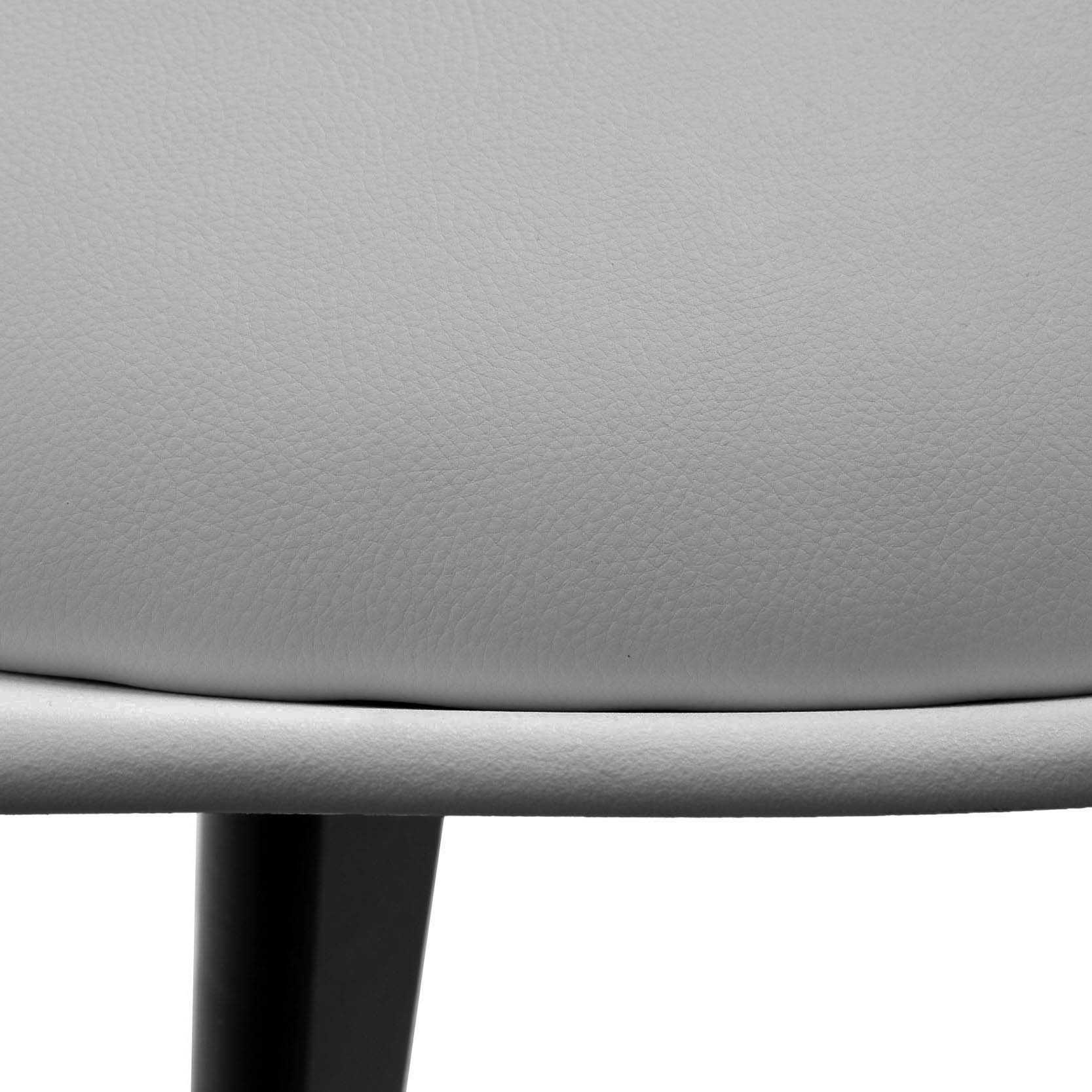 Krzesło nowoczesne Nantes Black DSW szare - obrazek 8