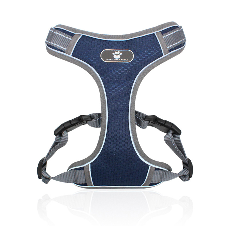 Szelki treningowe spacerowe dla psa ASTRO granatowe rozmiar L - obrazek 4