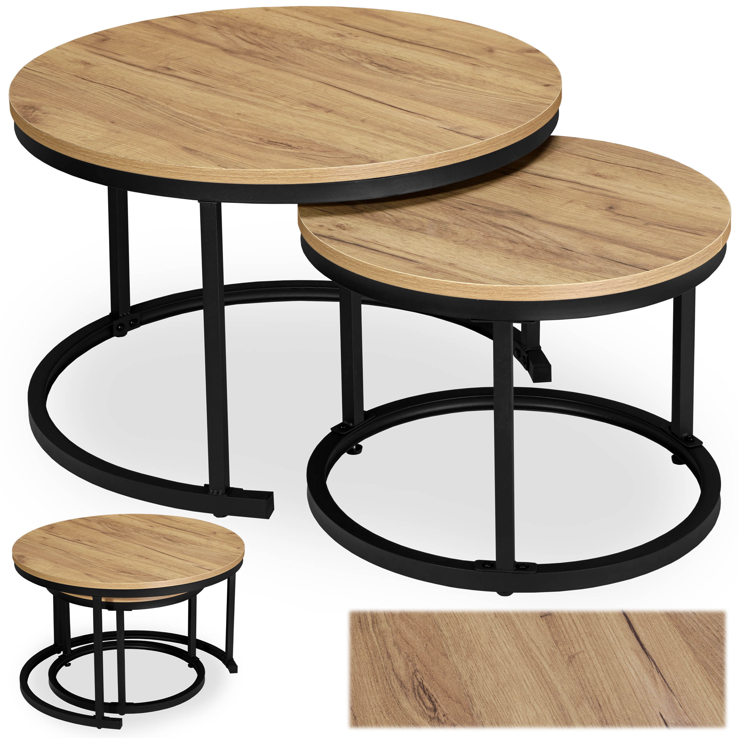 Zestaw dwóch stolików Galen Craft - obrazek 9