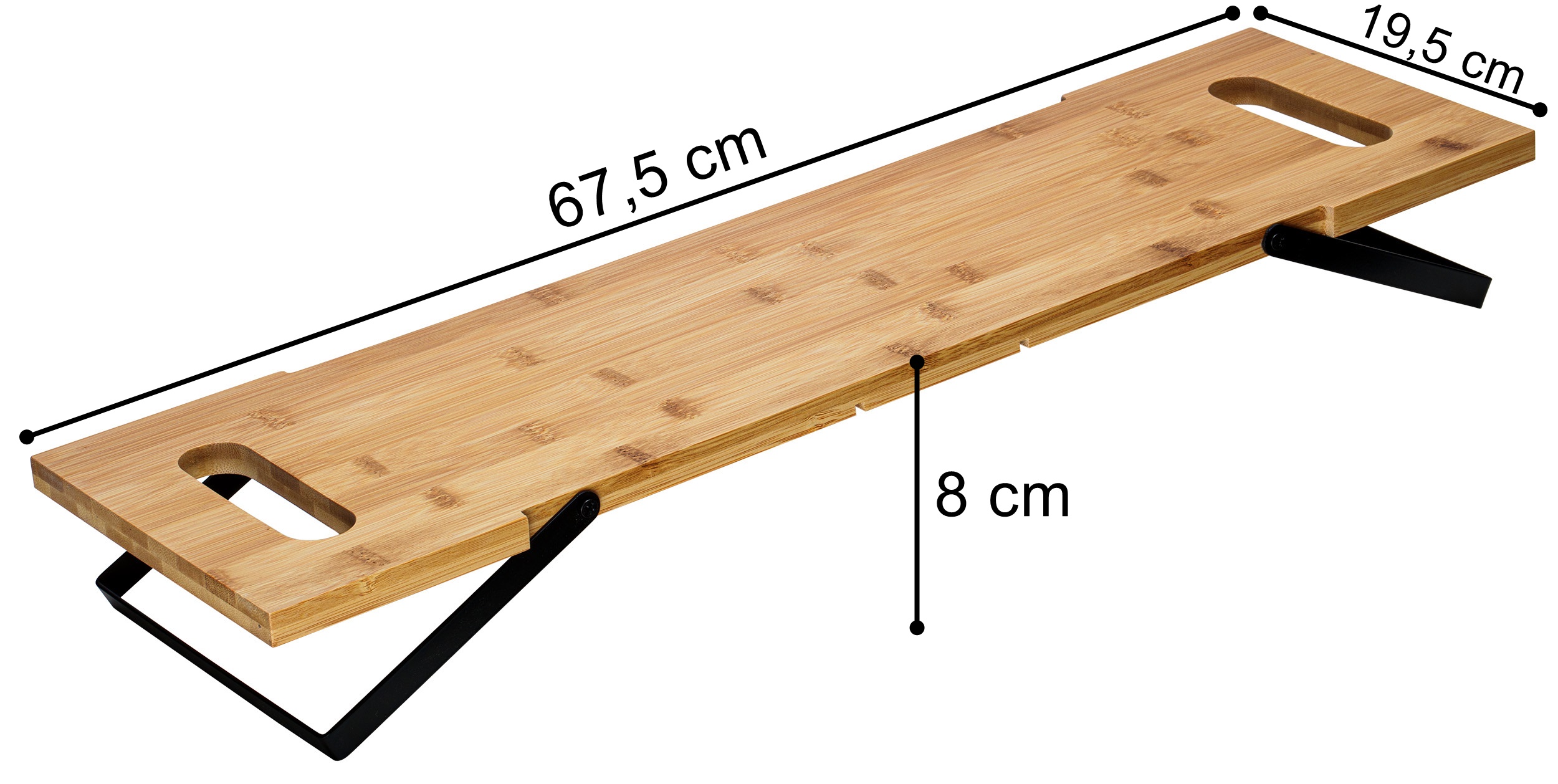 Deska taca bambusowa do serwowania jedzenia OFELIA - obrazek 2