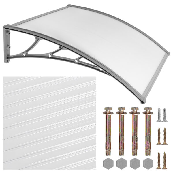 Daszek nad drzwi Miro 100x150cm szary