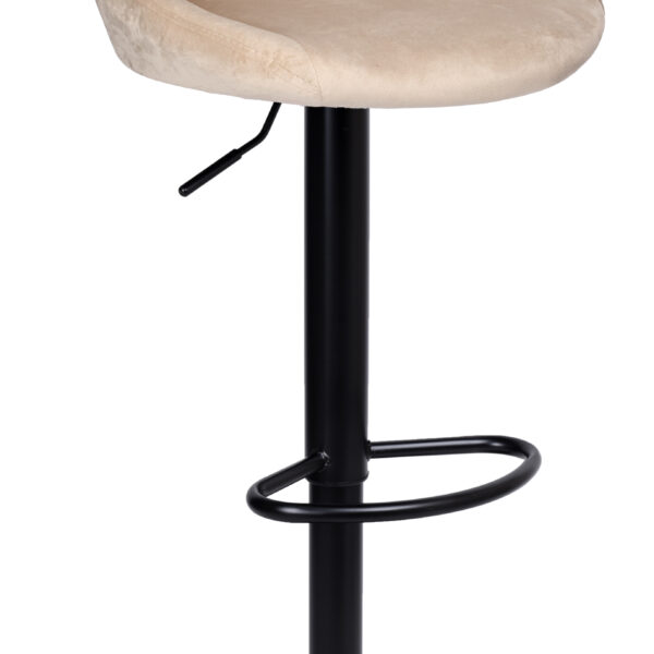 Hoker barowy Cydro black beżowy Velvet