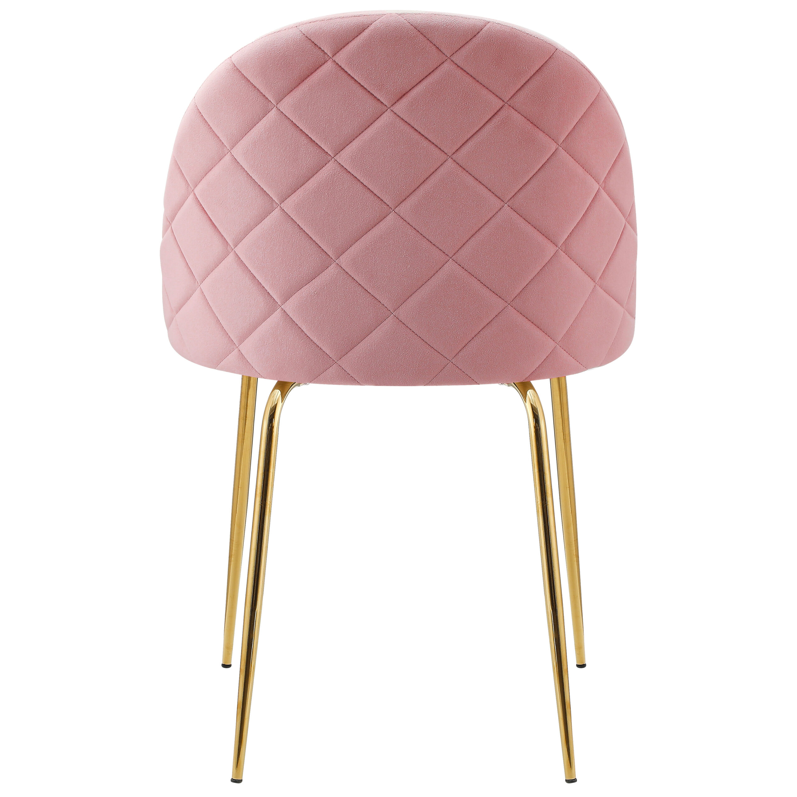 Krzesło welurowe Fargo Gold Velvet różowe - obrazek 9