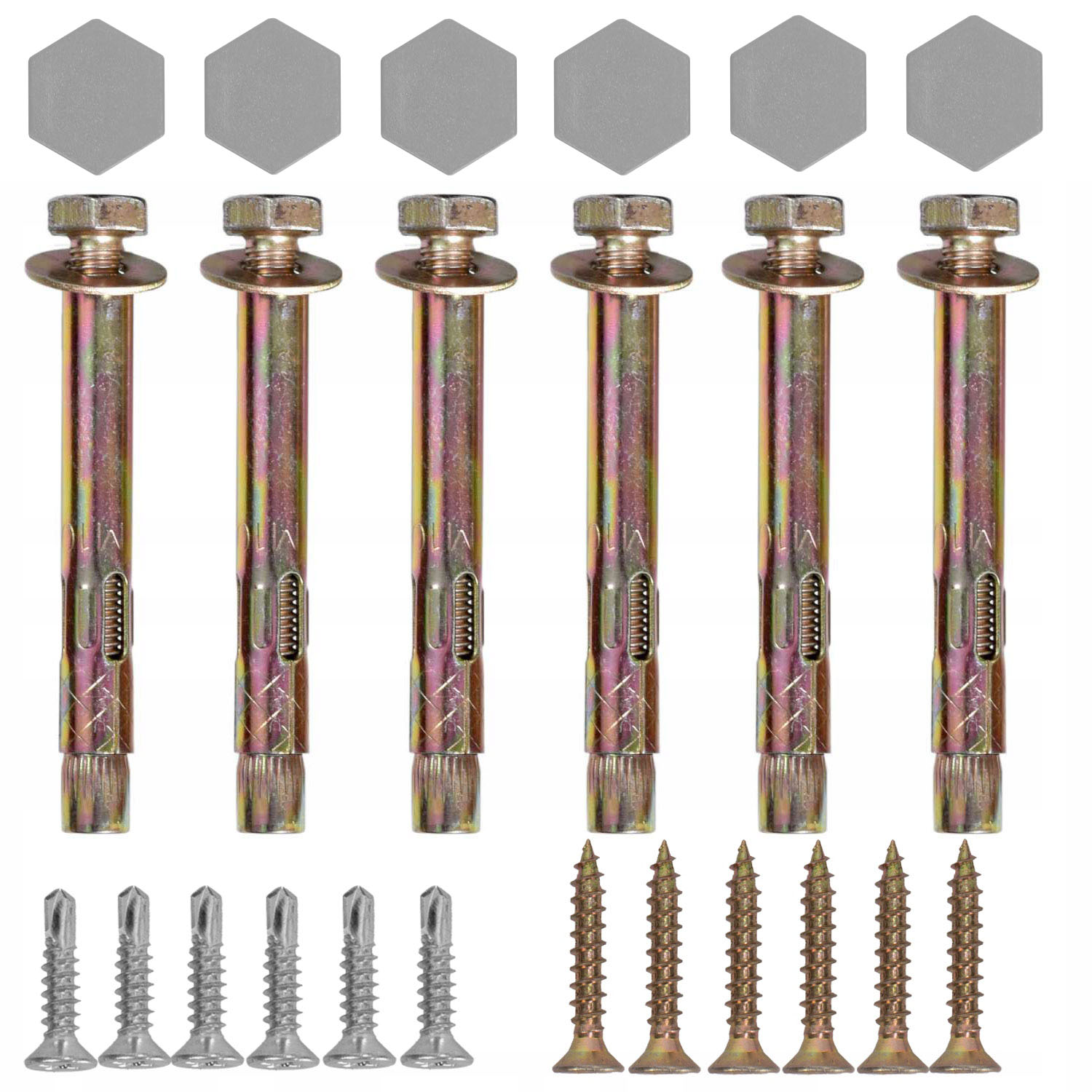 Daszek plastikowy Dako Duo 100x200cm szary - obrazek 8