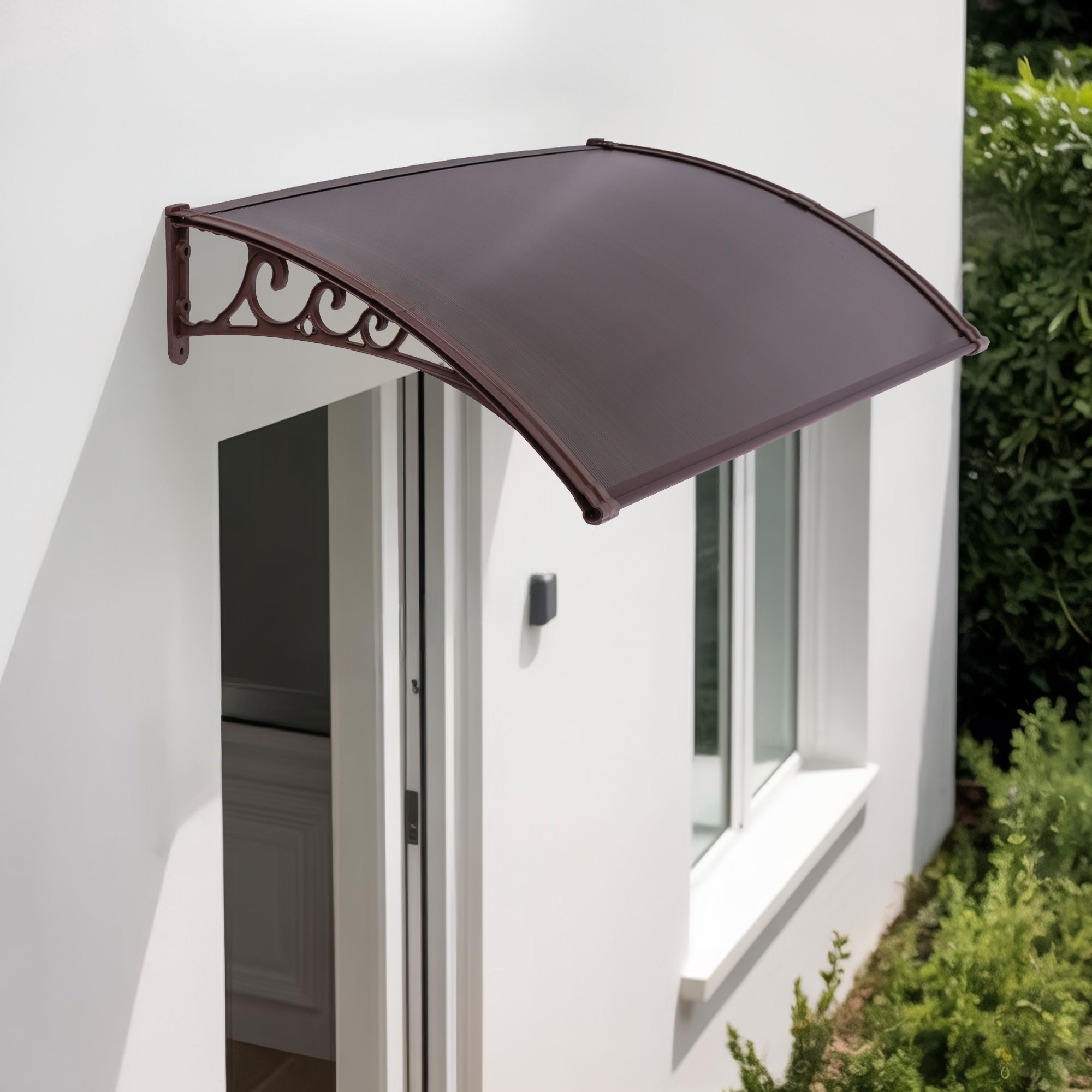 Daszek plastikowy Miko 100x150cm brązowy - obrazek 2