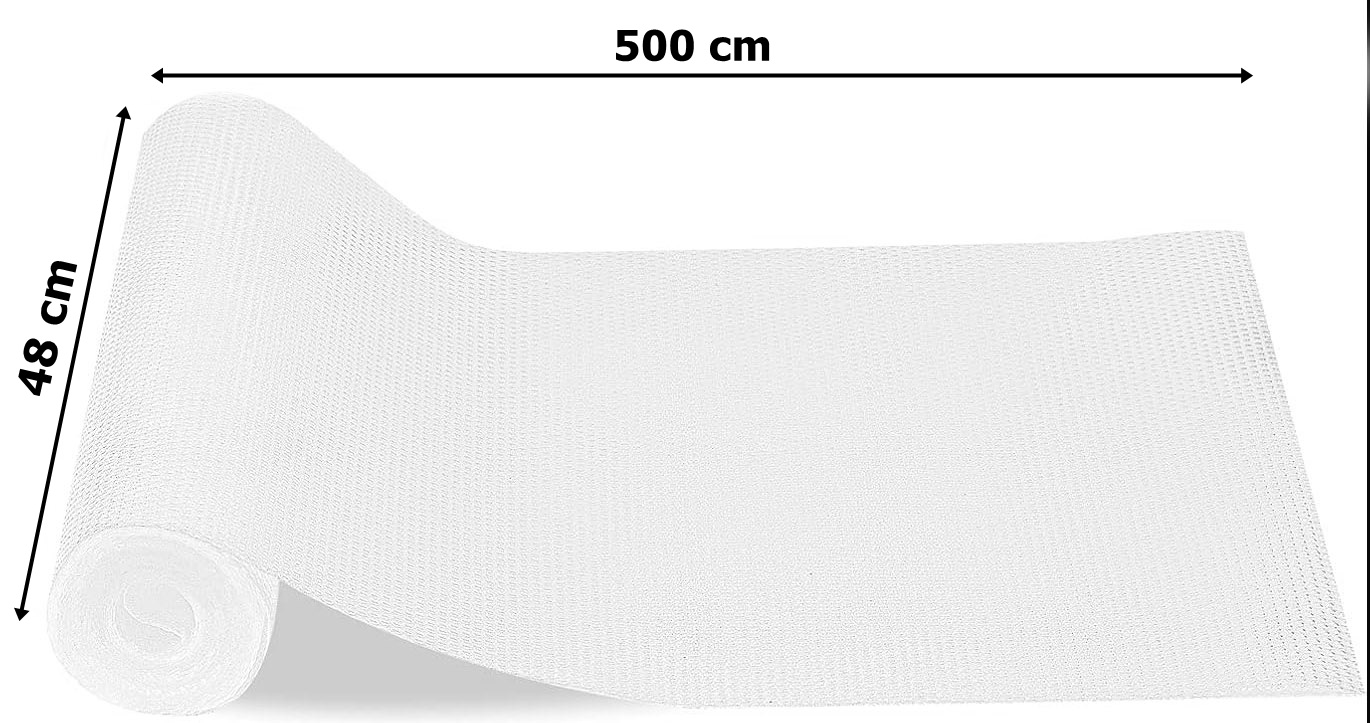 Mata antypoślizgowa do szuflad HALVE 48 x 500 cm biała - obrazek 7