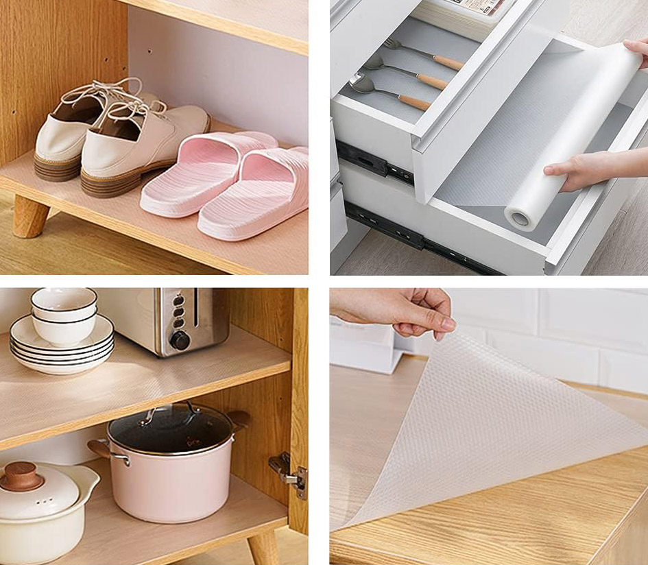 Mata antypoślizgowa do szuflad HALVE 48 x 500 cm biała - obrazek 2
