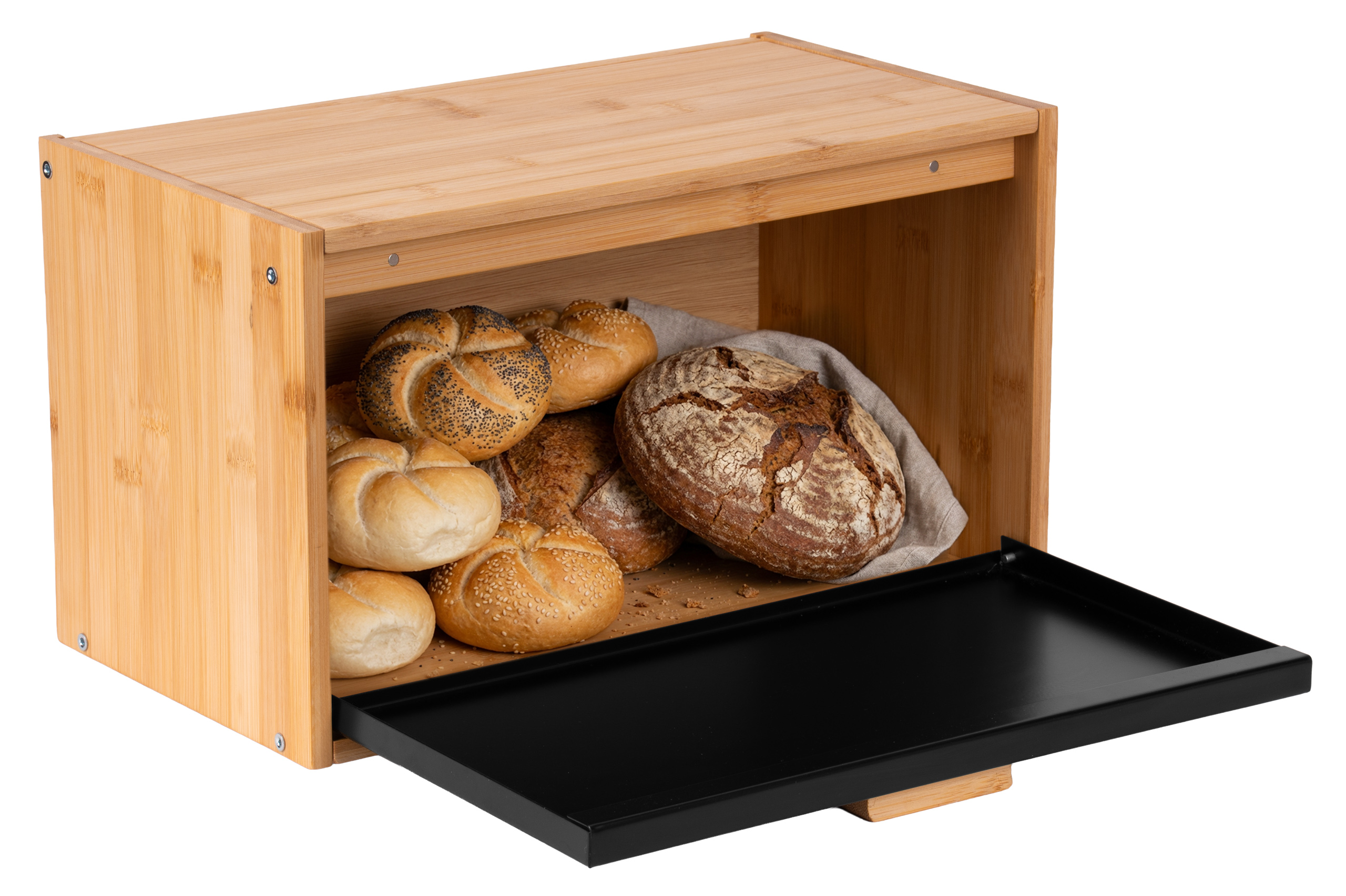 Chlebak pojemnik na pieczywo bambusowy CHARLES - obrazek 8