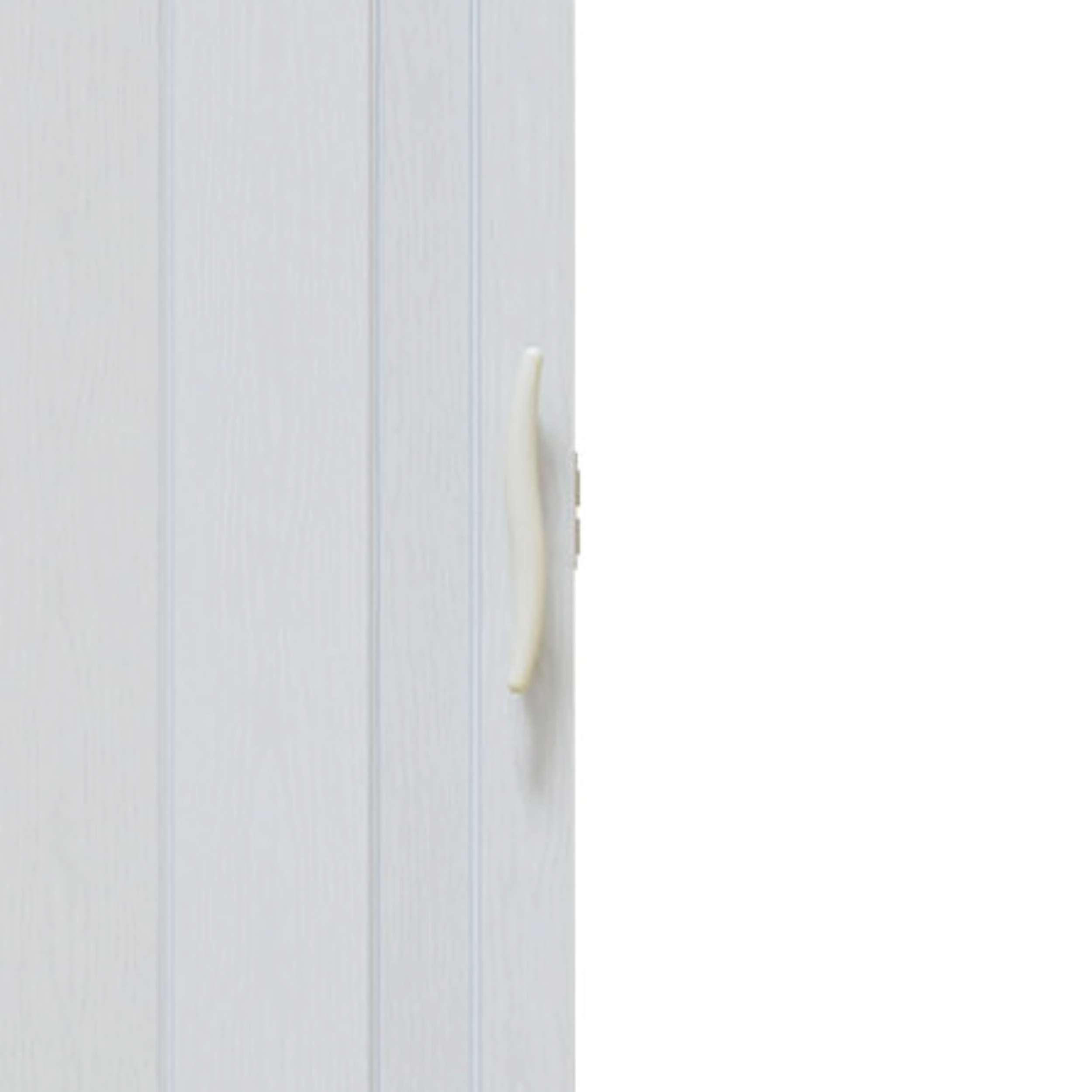 Drzwi harmonijkowe 001P BIAŁY DĄB MAT - 90 cm - obrazek 7