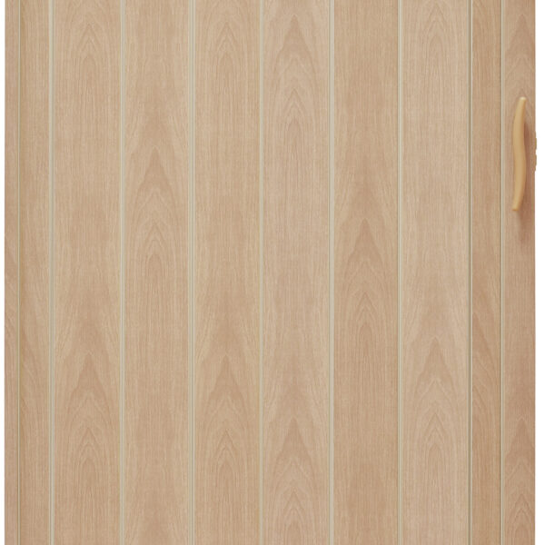 Drzwi harmonijkowe 001P DĄB SONOMA MAT - 90 cm