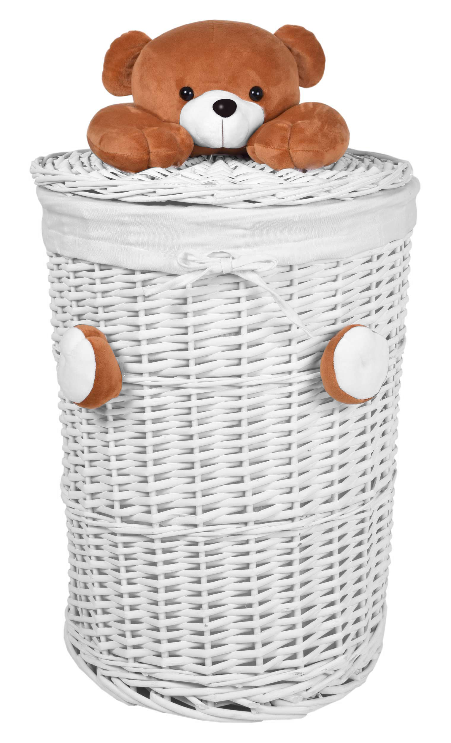 Kosz wiklinowy Miś 75L