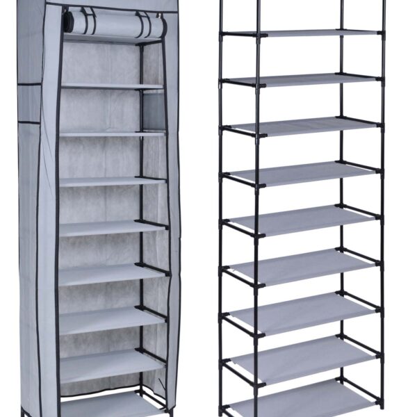 Szafka tekstylna na buty Lea szara