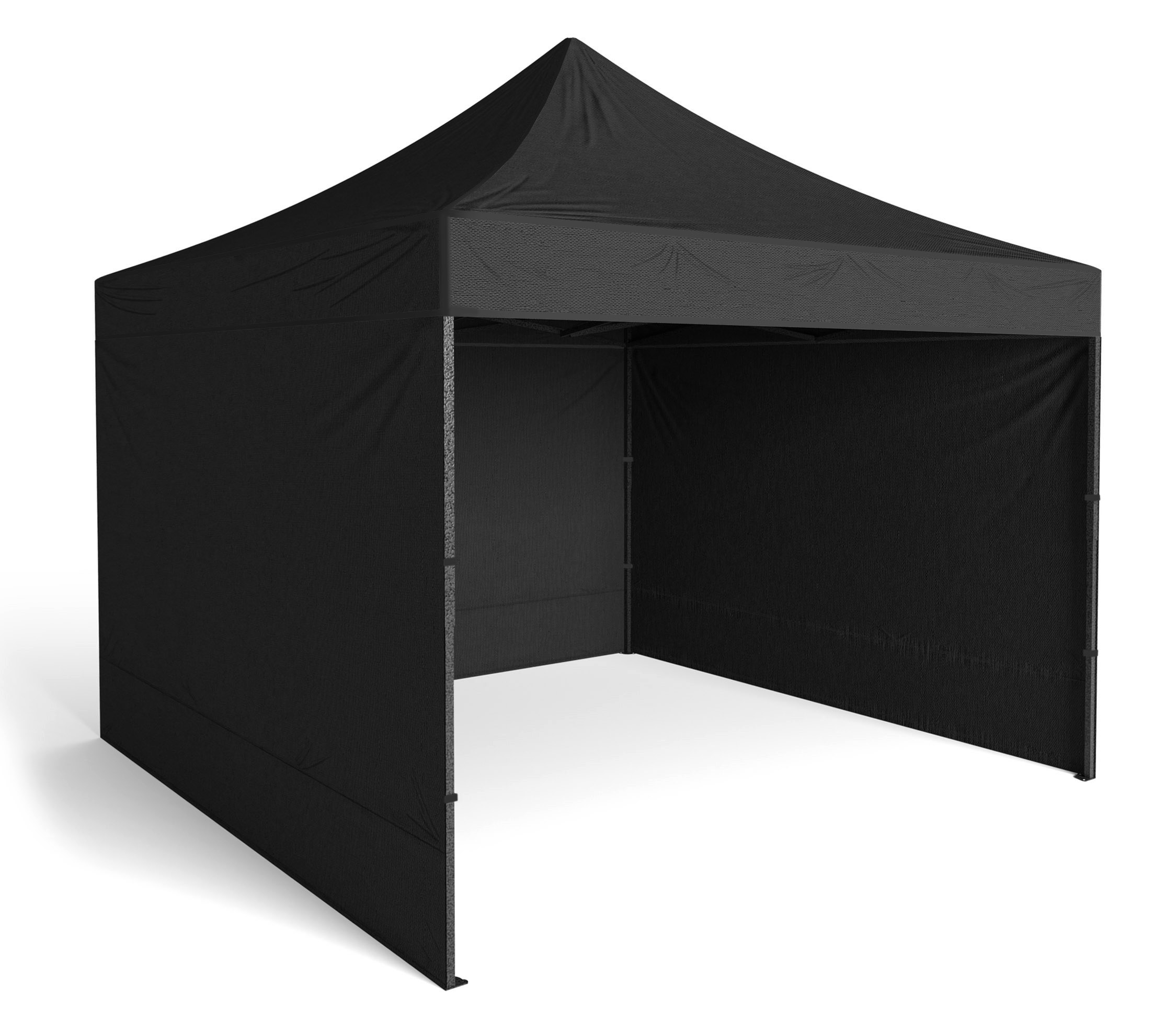 Pawilon handlowy ekspresowy 3x3 m czarny - obrazek 2