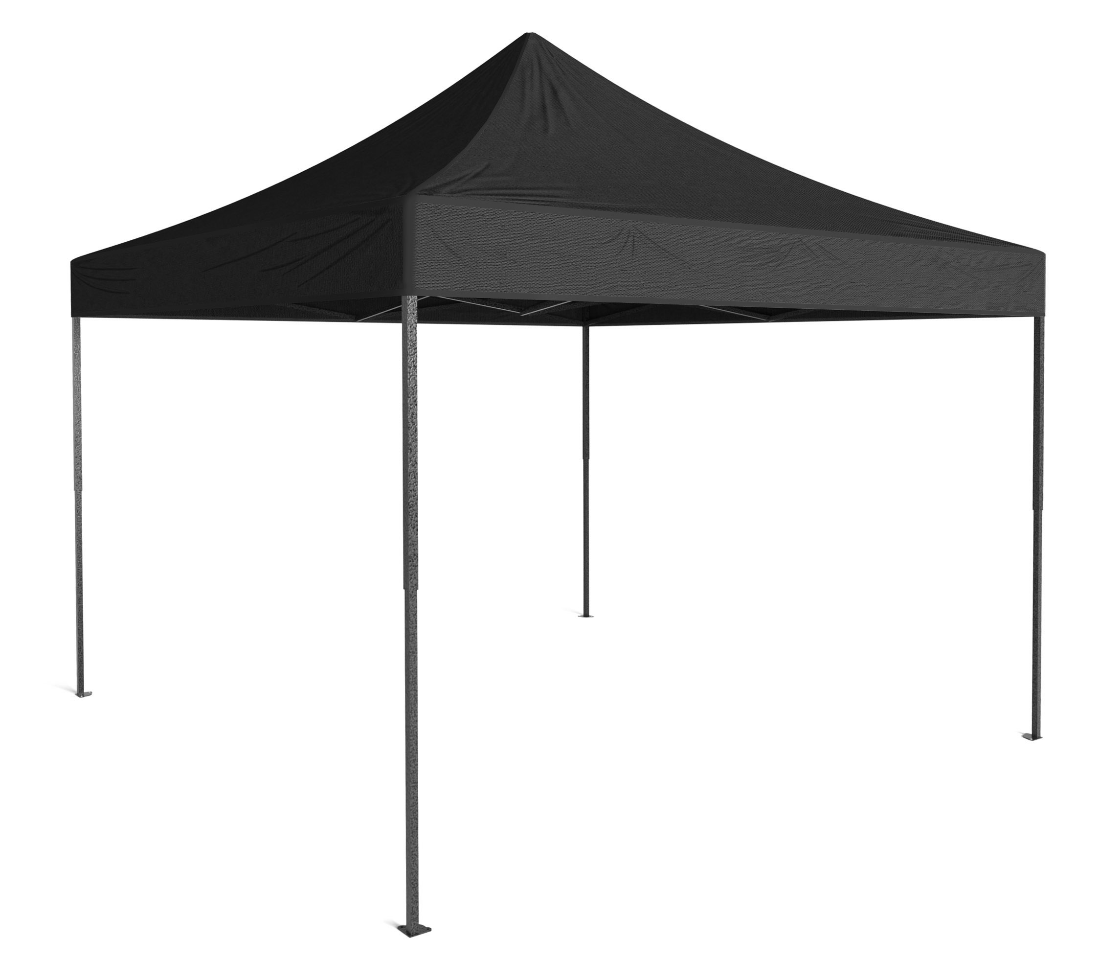 Pawilon handlowy ekspresowy 3x3 m czarny - obrazek 4