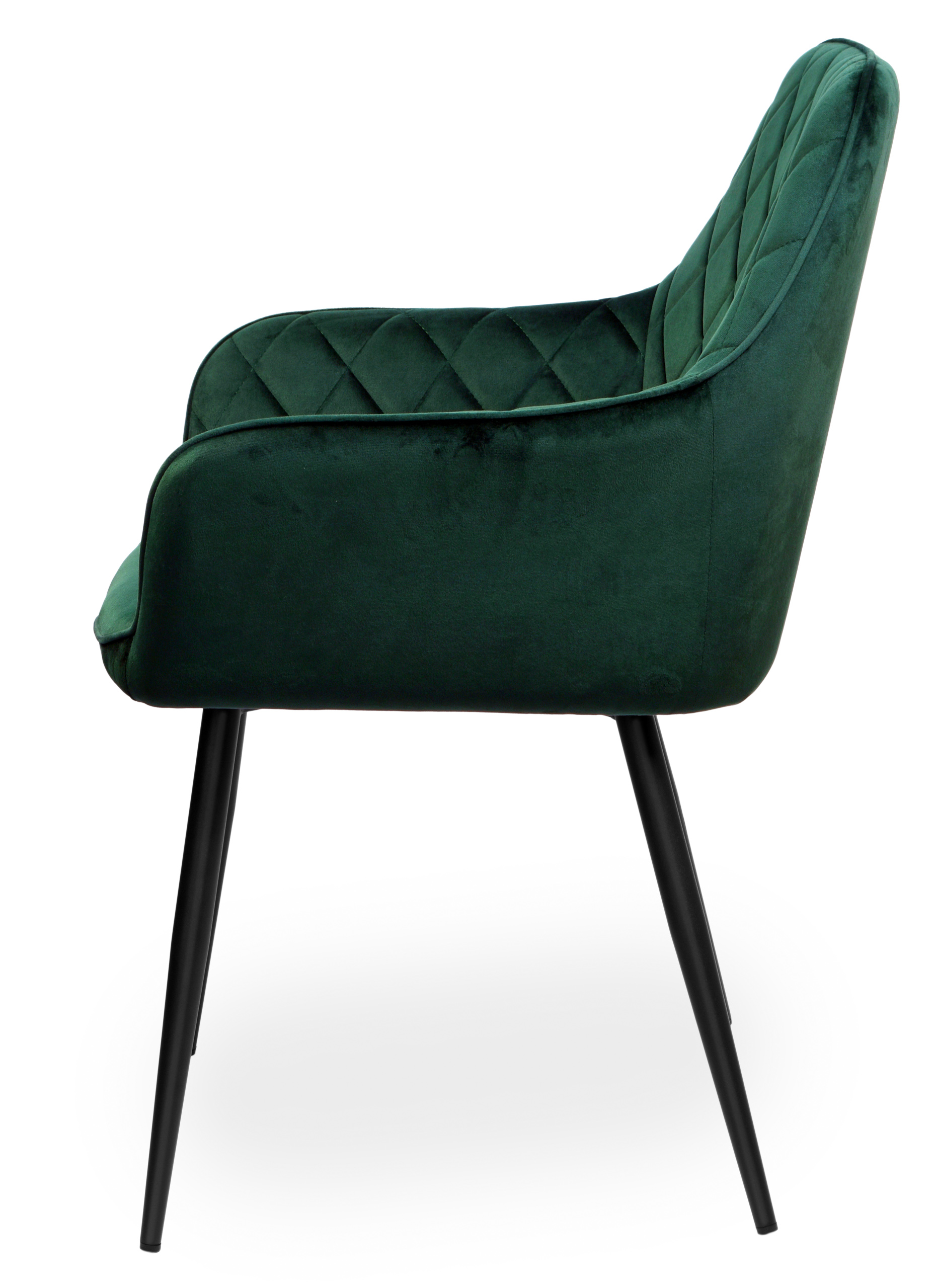 Krzesło welurowe HAVANA VELVET ciemnozielone - obrazek 8