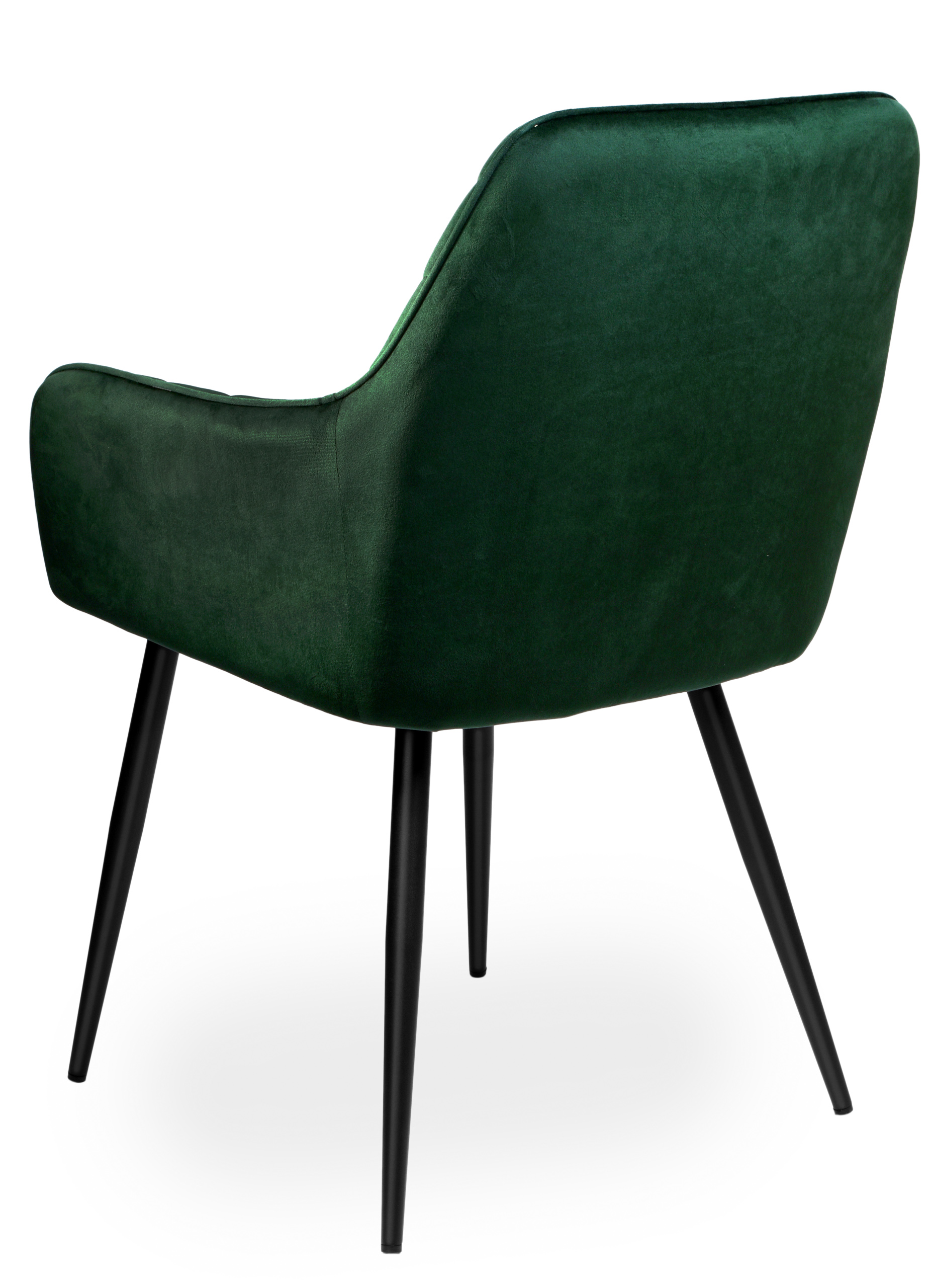Krzesło welurowe HAVANA VELVET ciemnozielone - obrazek 9