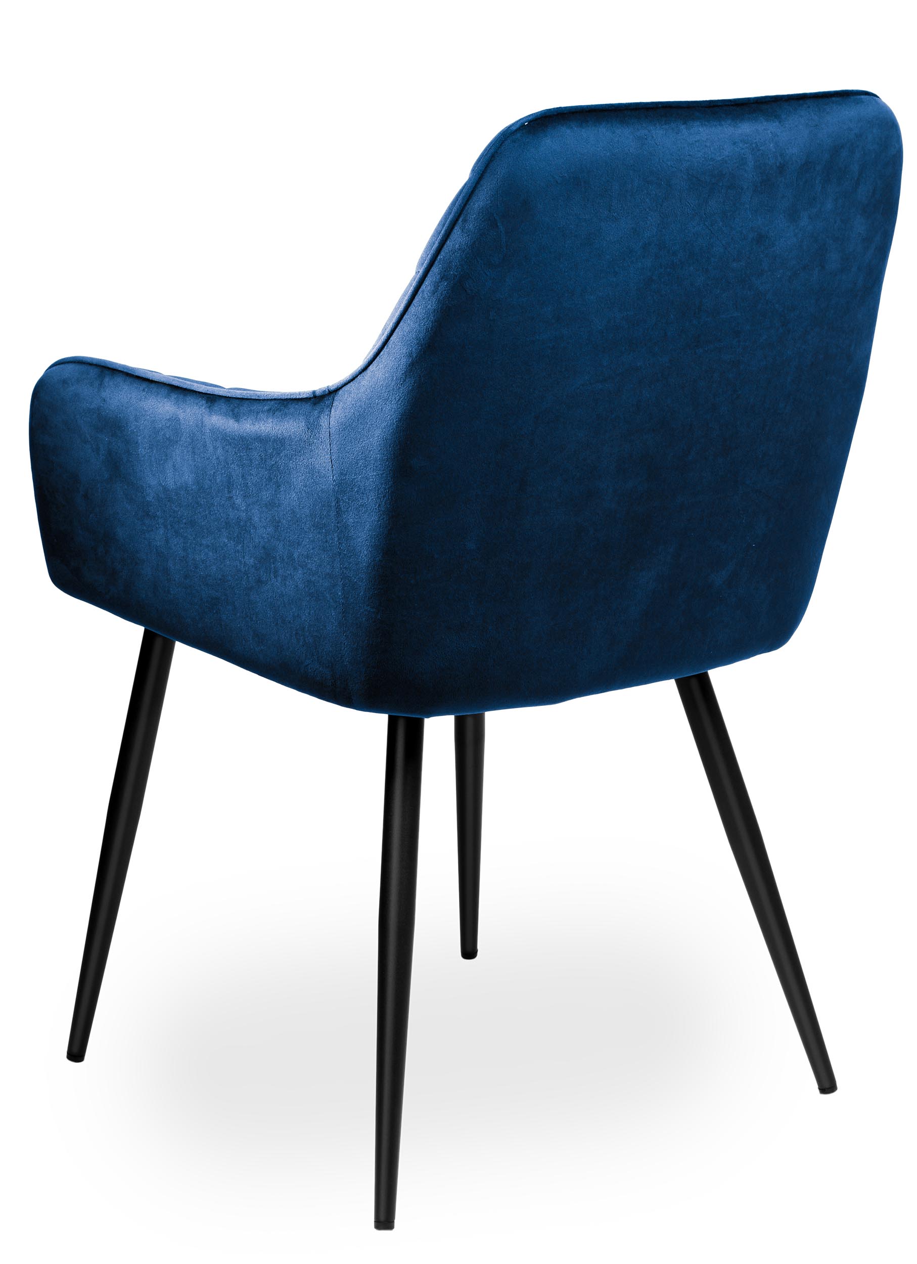 Krzesło welurowe HAVANA VELVET granatowe - obrazek 8