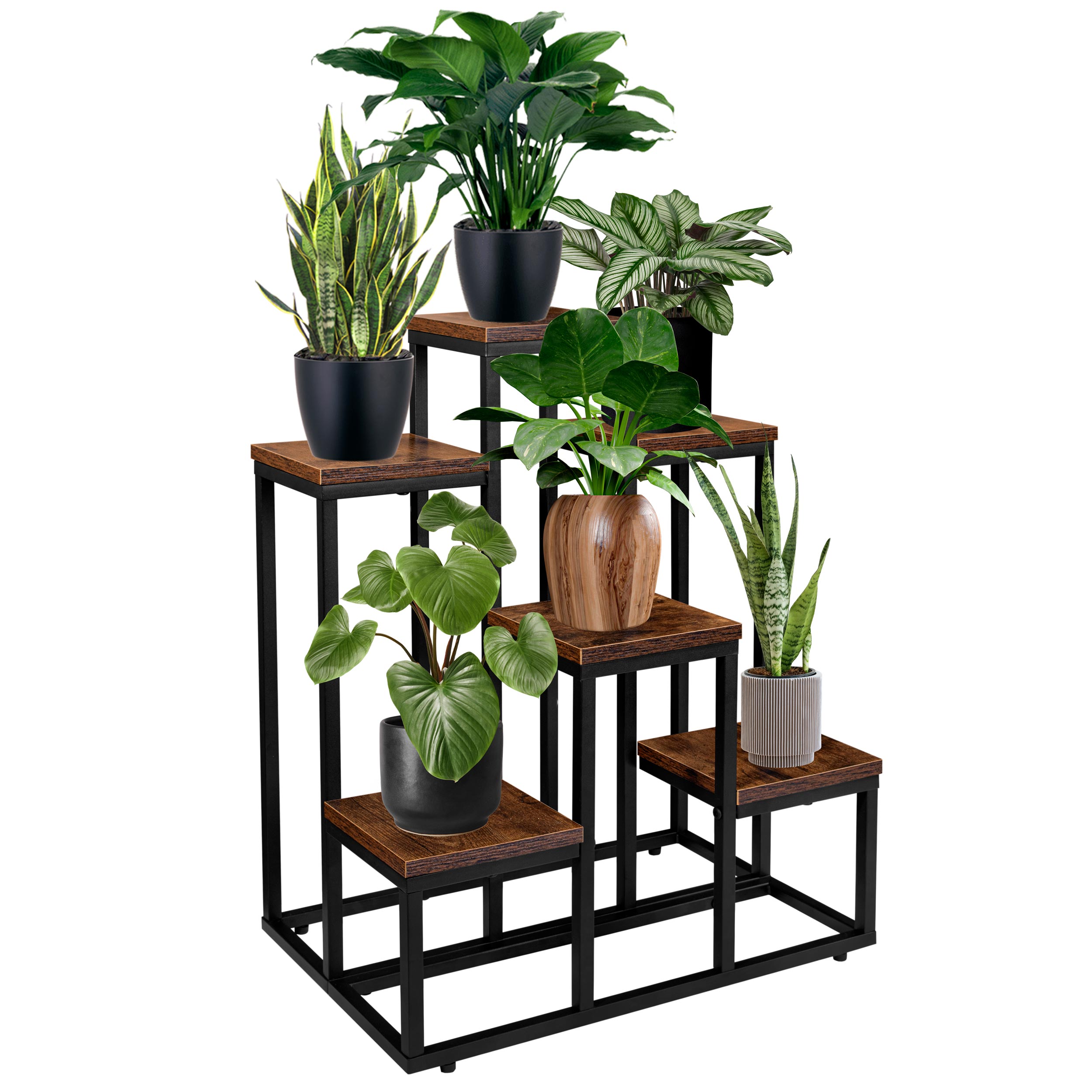 Kwietnik stojący loft BELGAR RUSTIC stojak na kwiaty - obrazek 5
