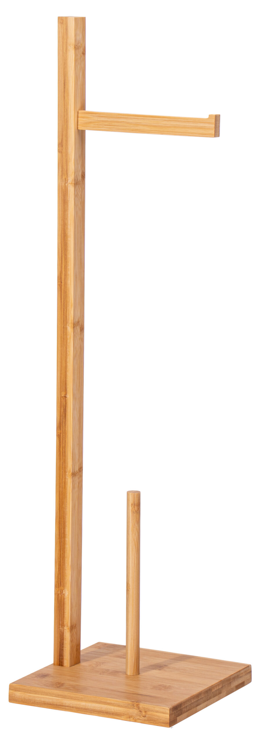 Stojak na papier toaletowy KEFAS naturalny bambus - obrazek 9