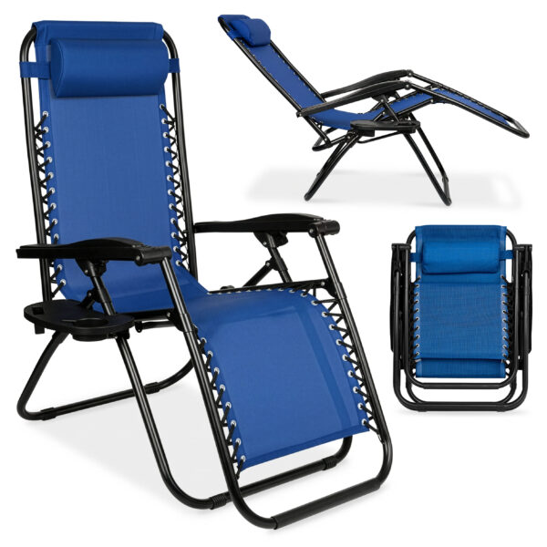 Leżak ogrodowy Orion Zero Gravity niebieski