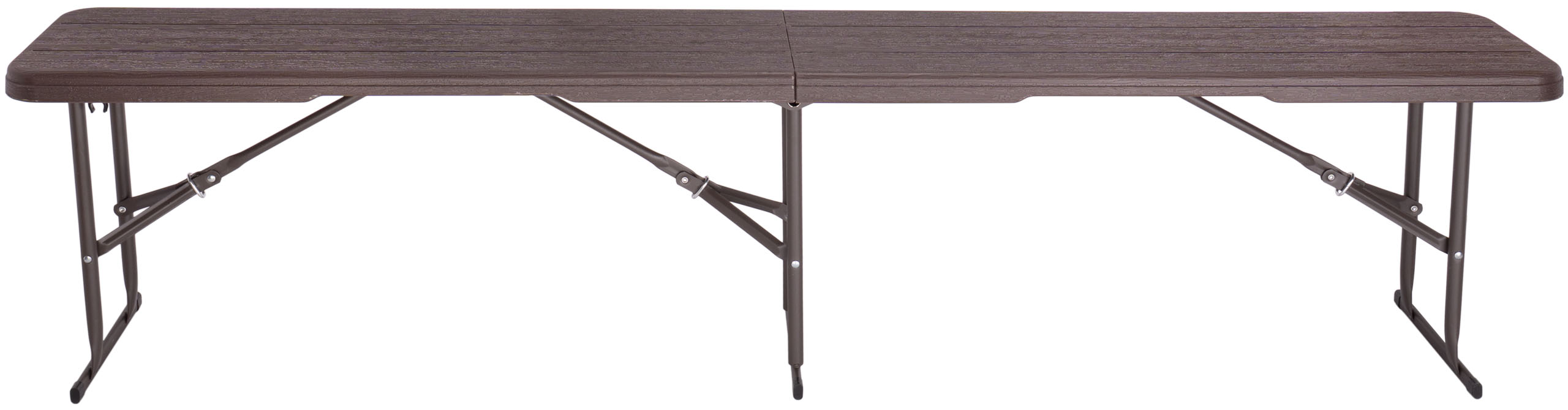 Ławka cateringowa składana WOODLAND brązowa 183 cm - obrazek 4